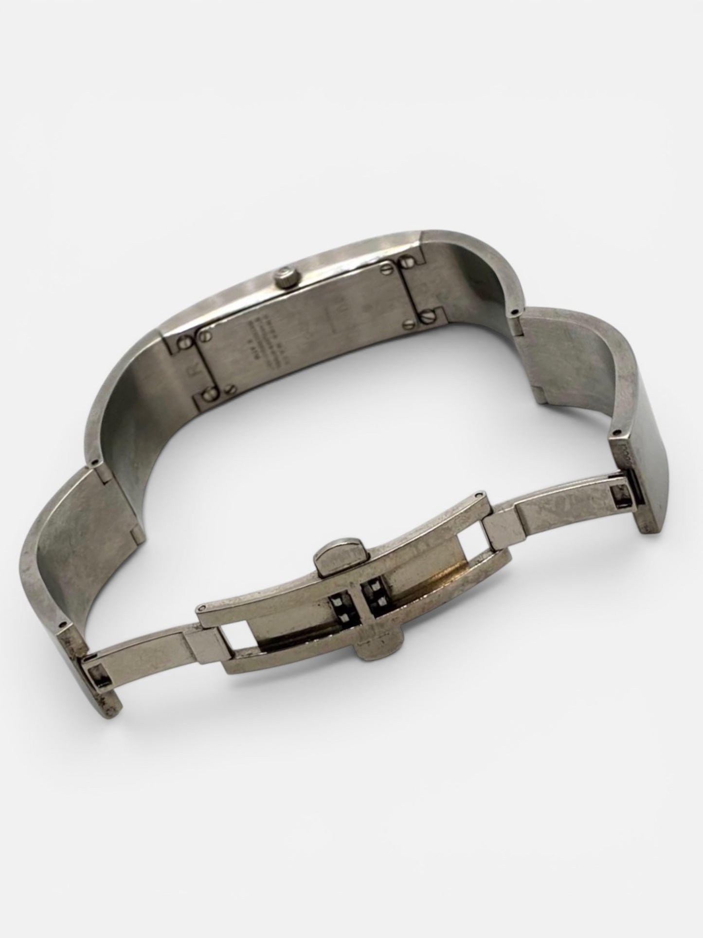 Vintage Gucci Silver Bangle Watch