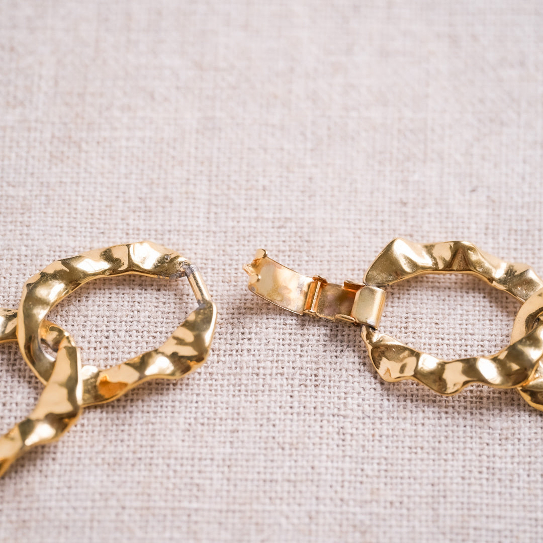 Vintage Chain Link Collar Necklace