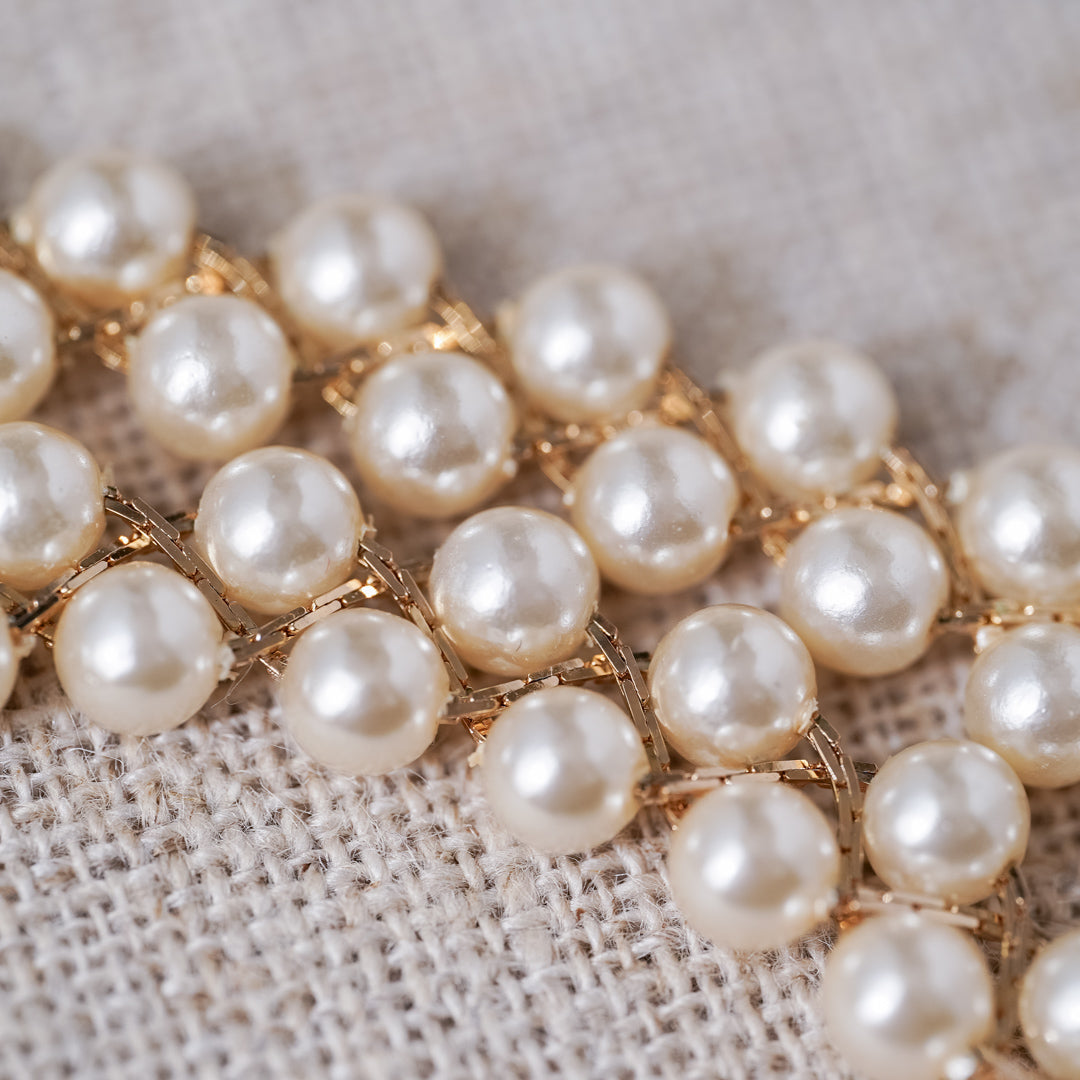 Vintage Napier Double Strand Pearl Necklace