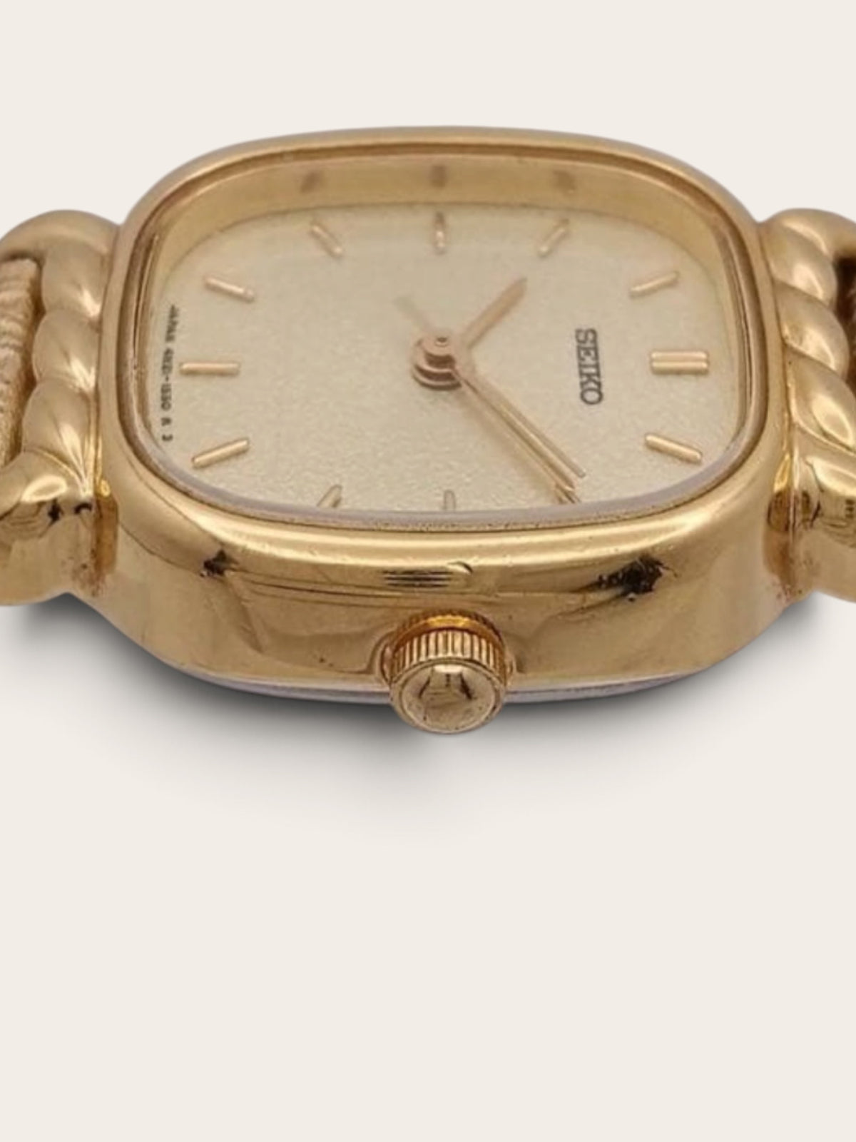 SEIKO Gold Square Vintage Watch