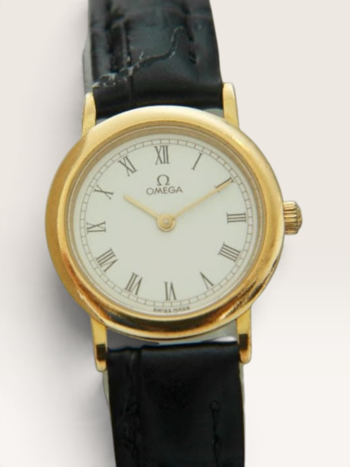 OMEGA De Ville Roman Numeral Quartz Vintage Watch