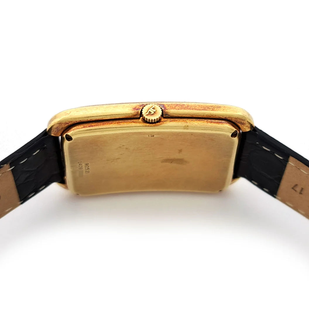 Vintage JAEGER-LECOULTRE Rectangular Onyx Dial Ref.9125.21