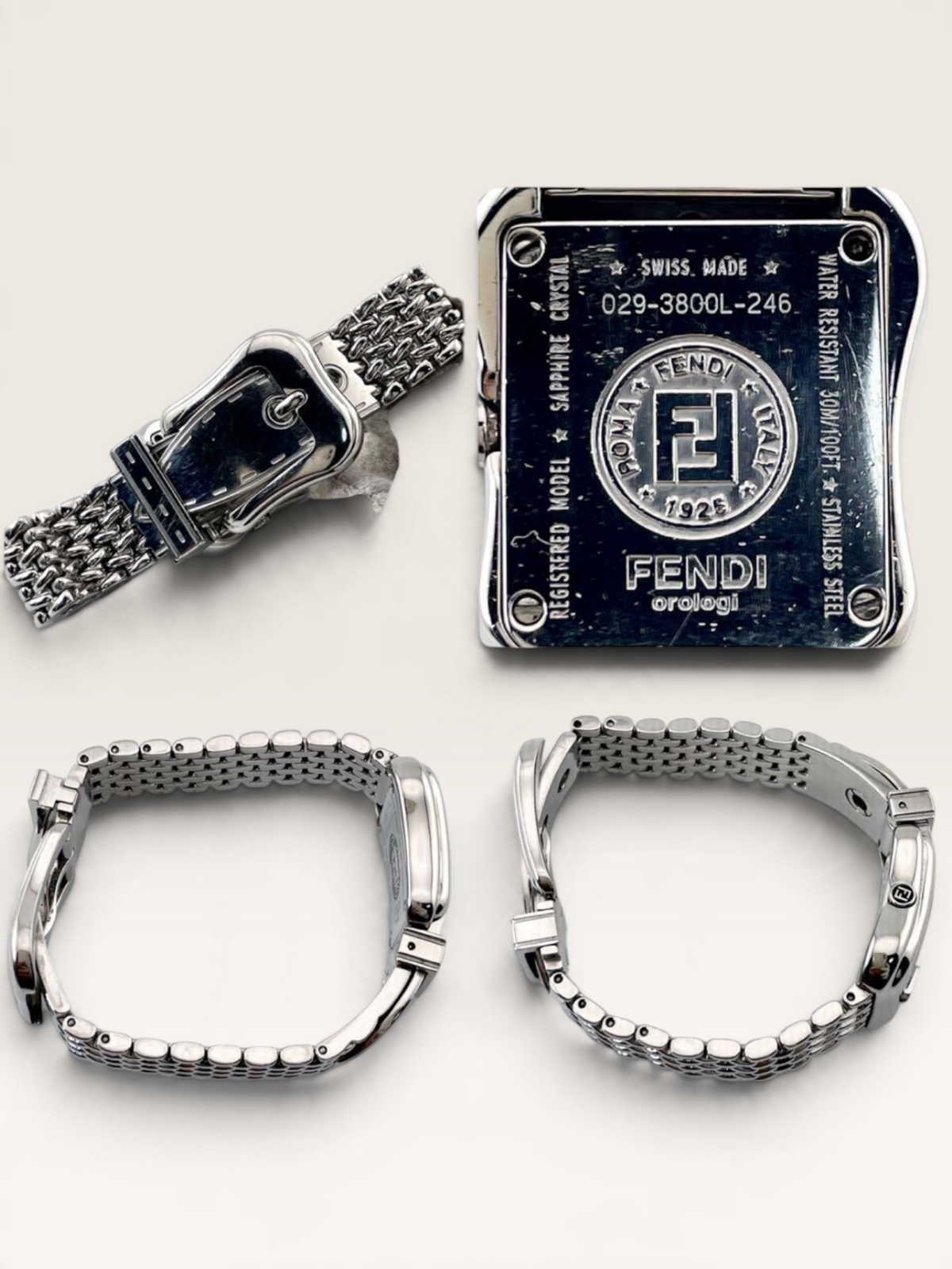 FENDI B-Fendi Buckle Motif Vintage Quartz Watch