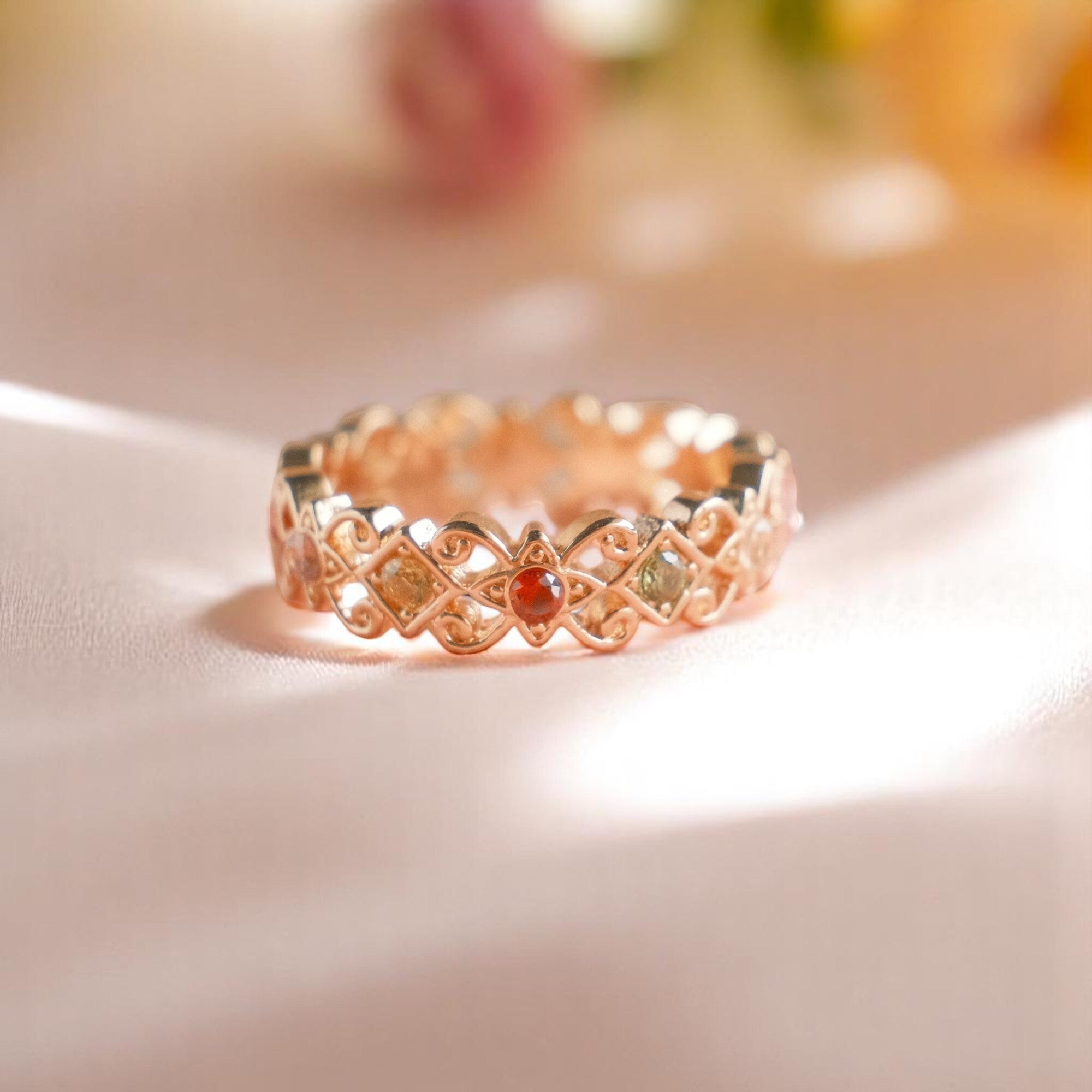 flemington vintageピンキーリング 5号 調整可 ダマスクス Rings – flemington vintage