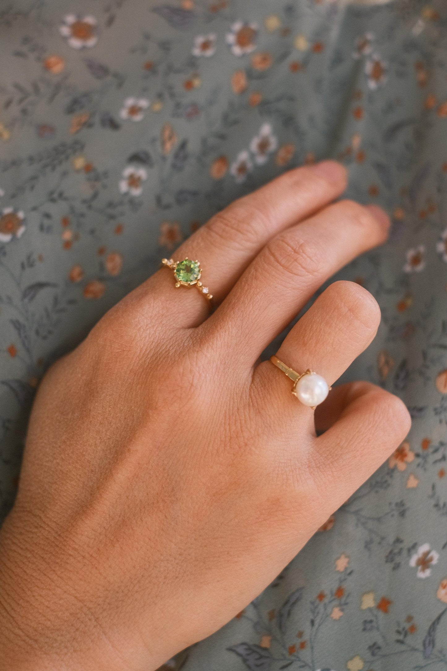 The Peridot Collection: Lily Ring