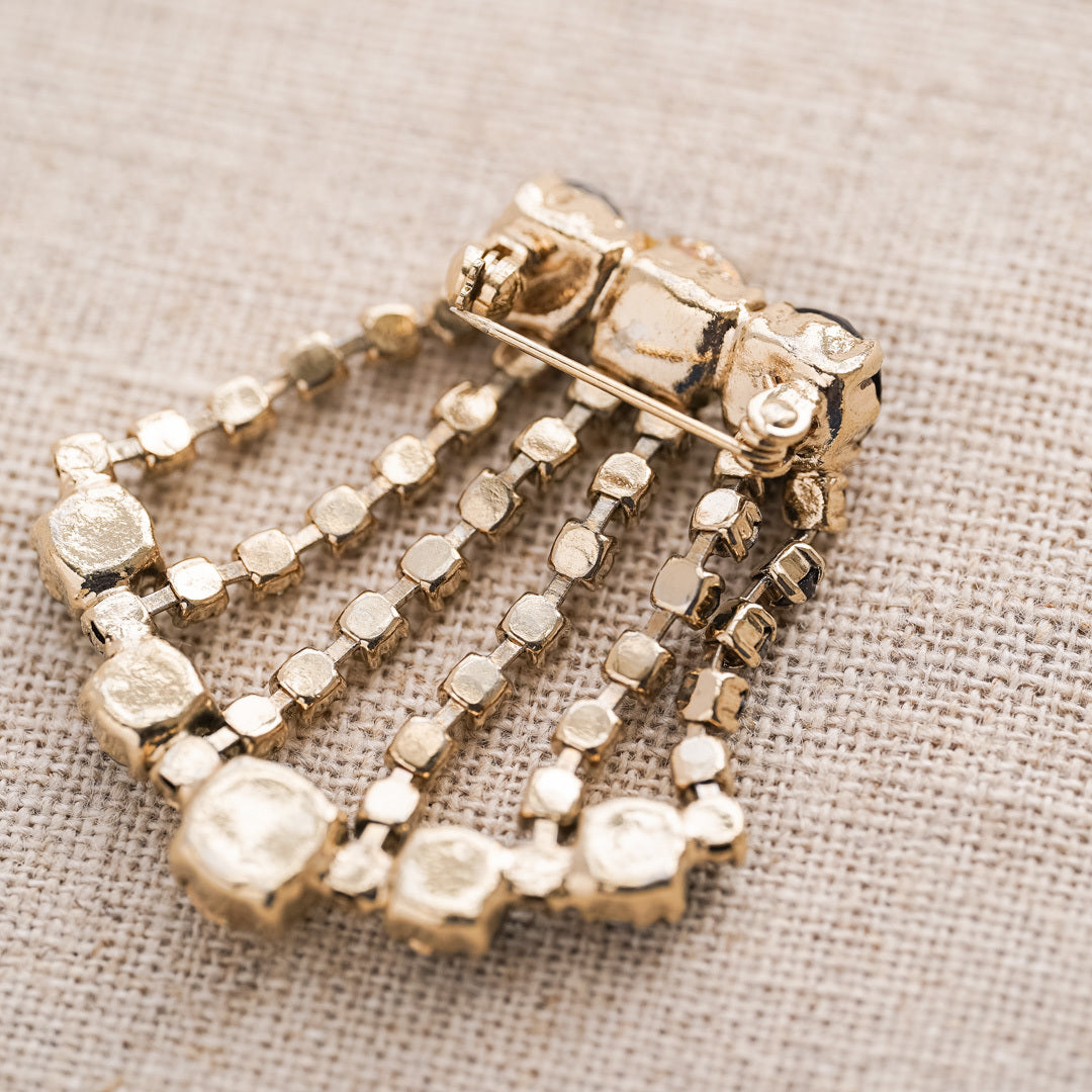 Vintage Rhinestone Brooch