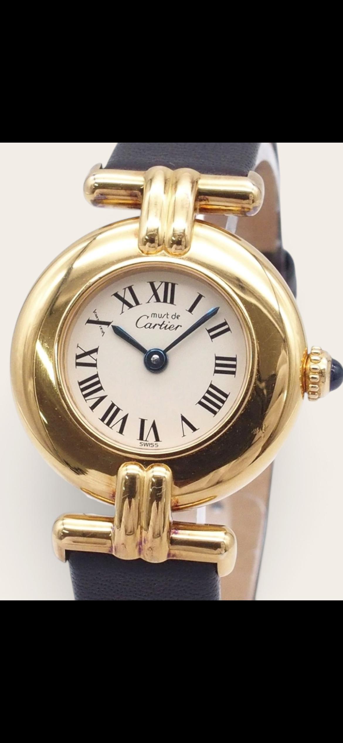 Cartier Must Colisée Vermeil