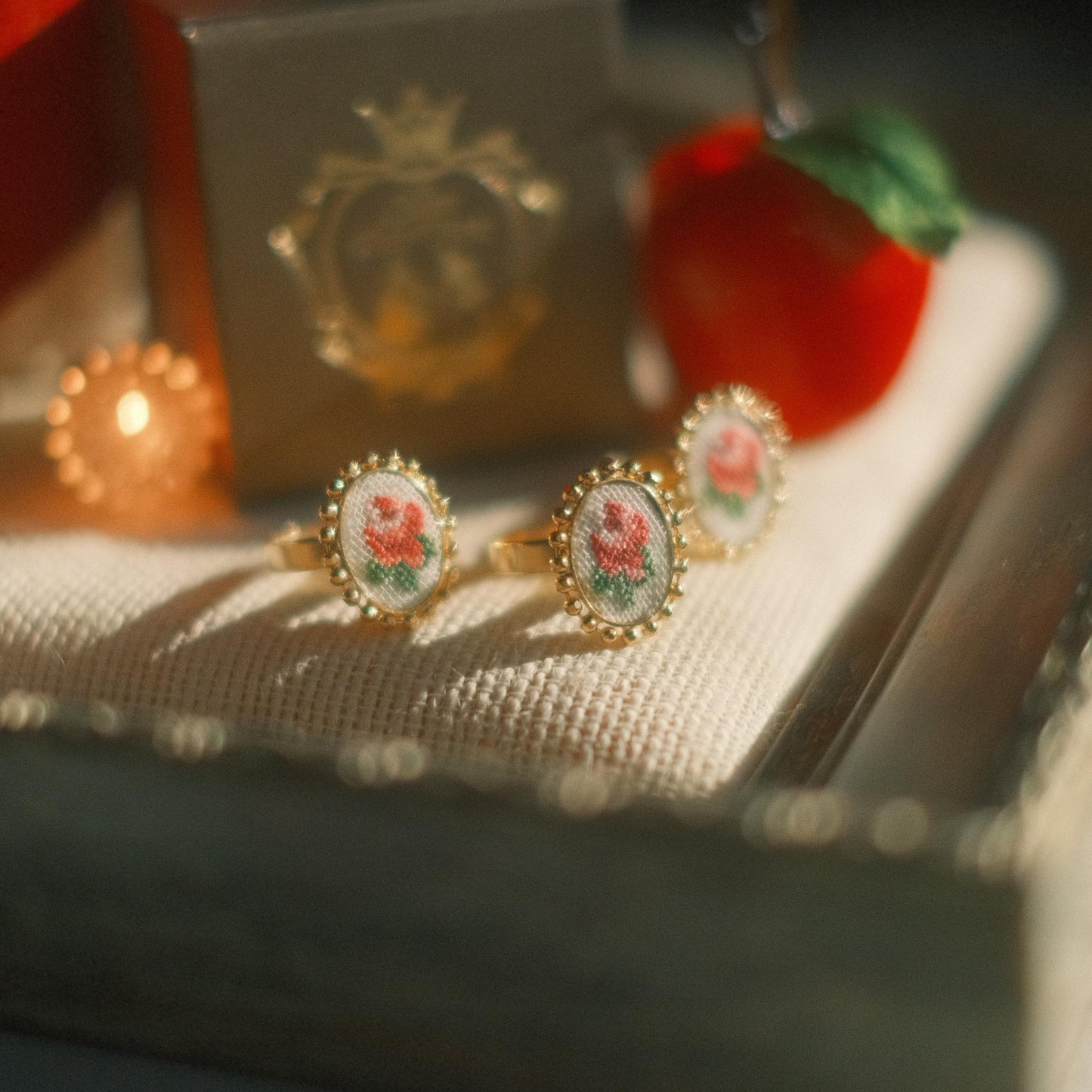 Austrian Petit Point Ring