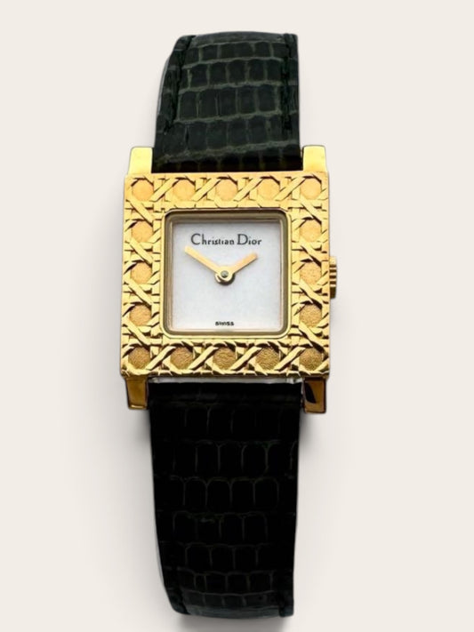 Vintage Christian Dior La Parisienne Square Watch