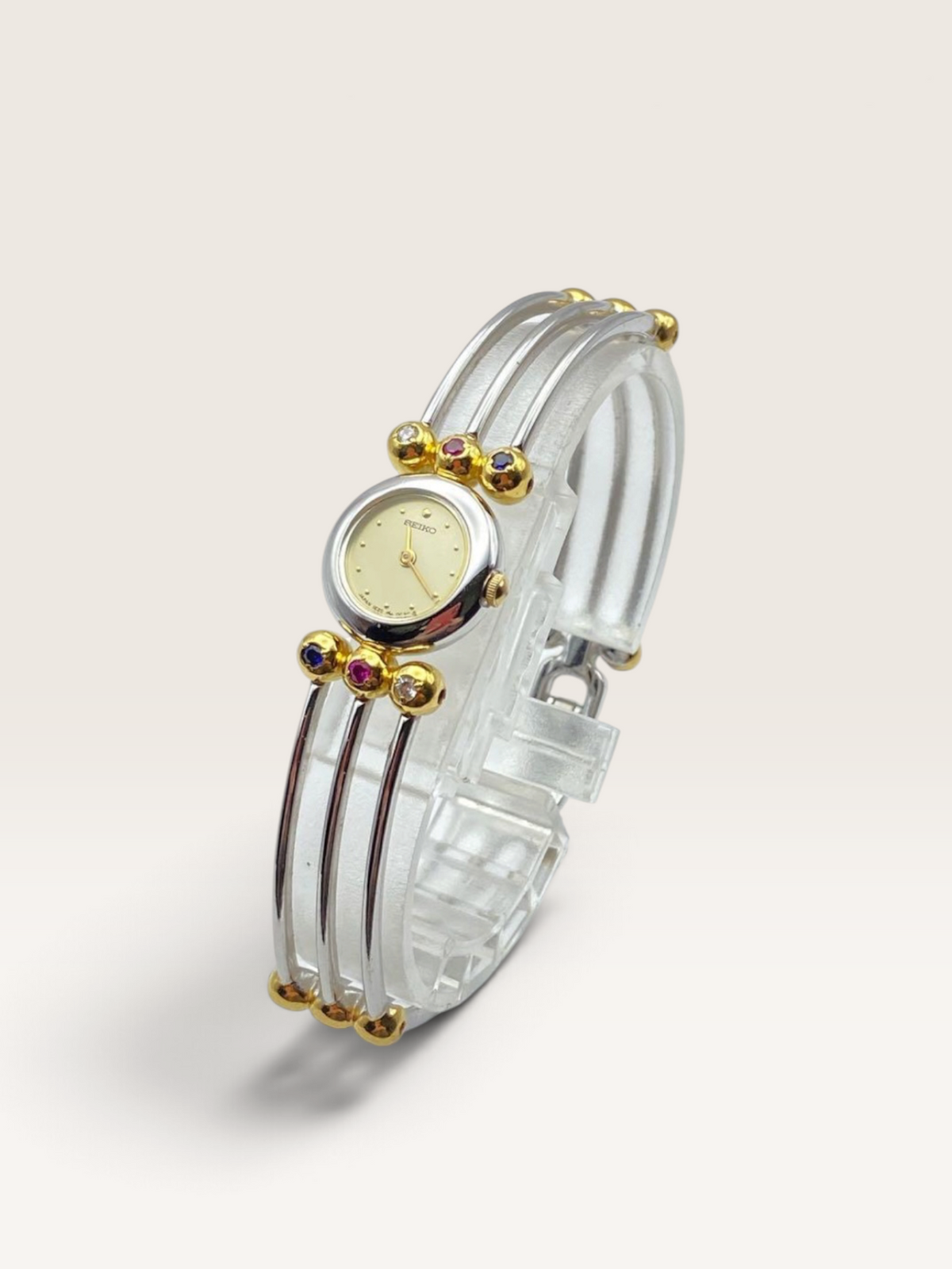 SEIKO Color Stone Bangle Watch