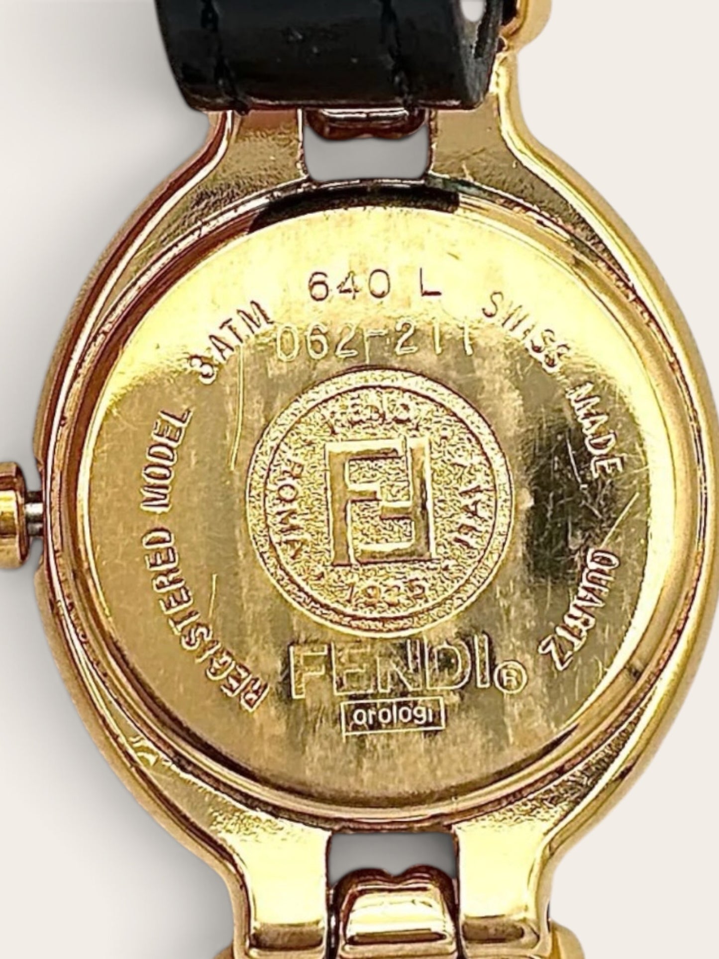 Fendi Oval Watch Black