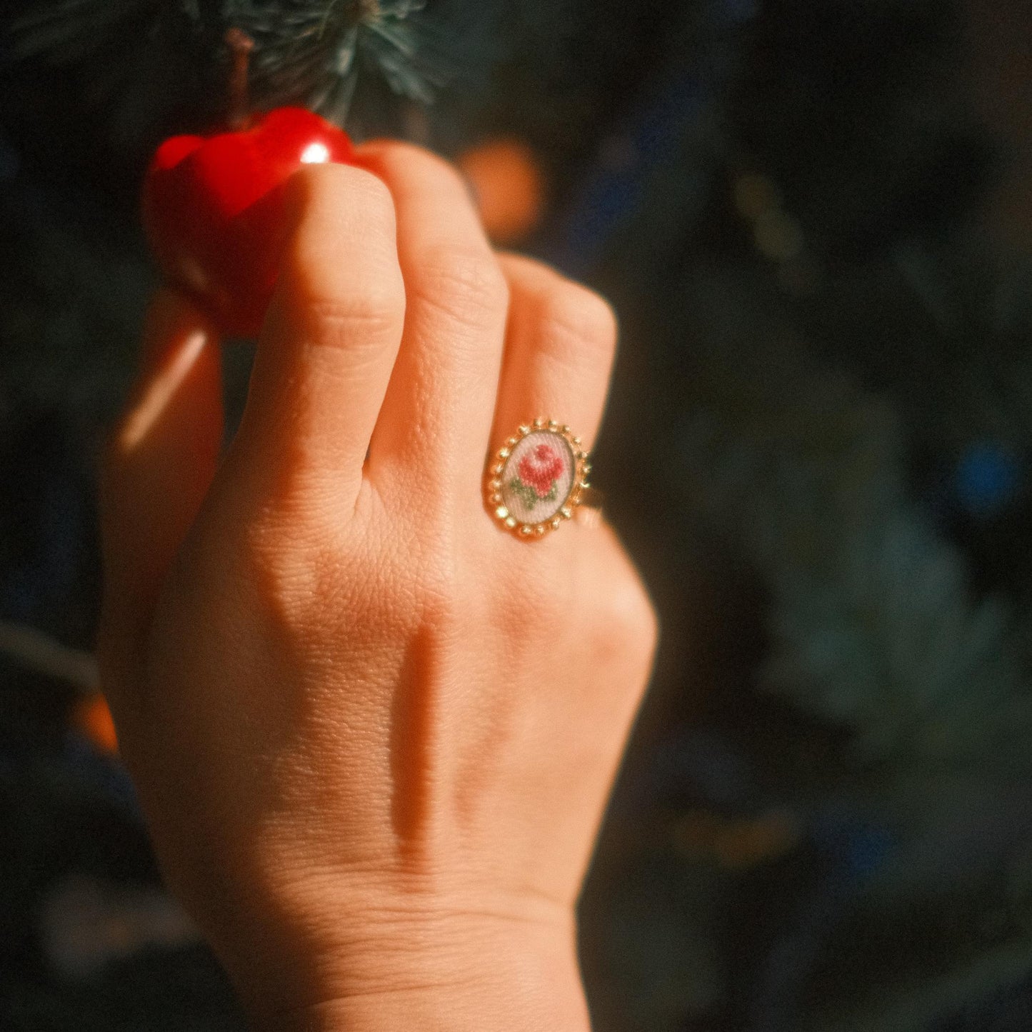 Austrian Petit Point Ring
