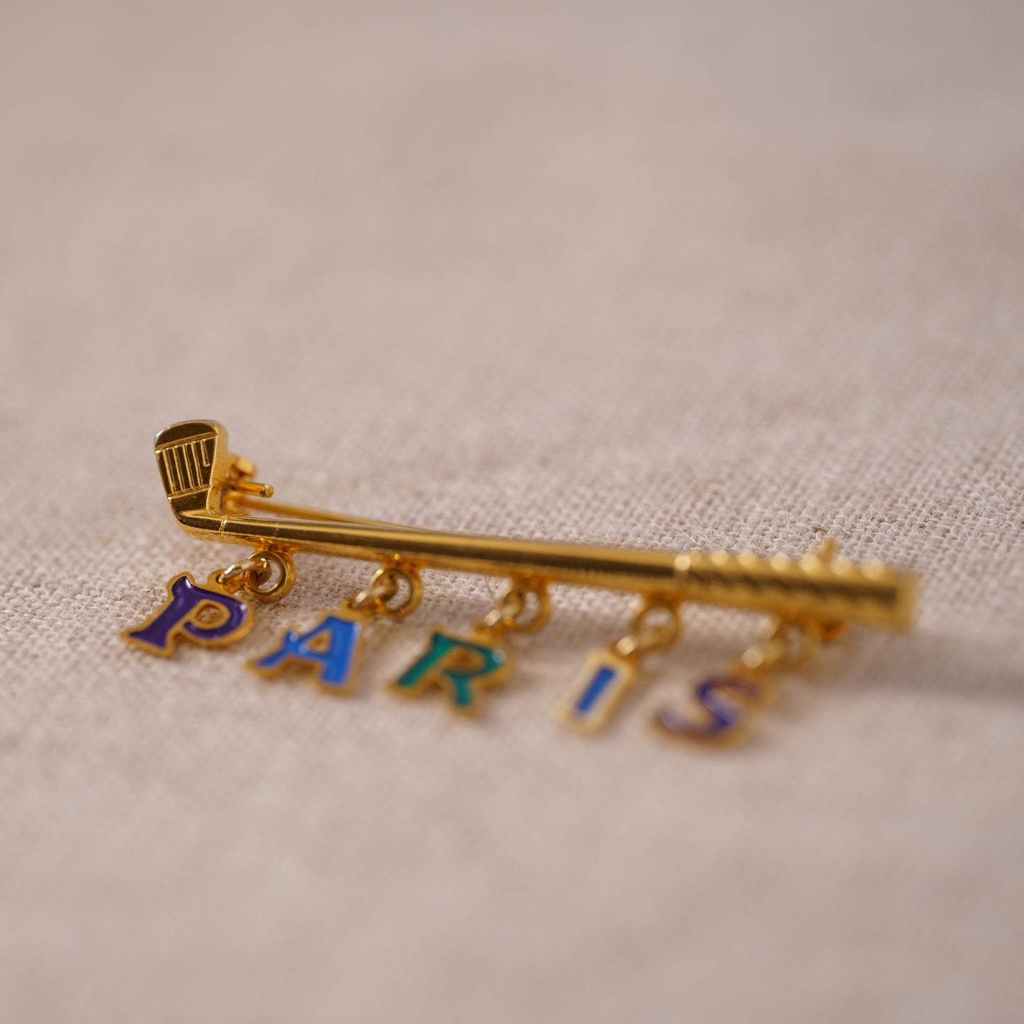 Vintage "Paris" Brooch