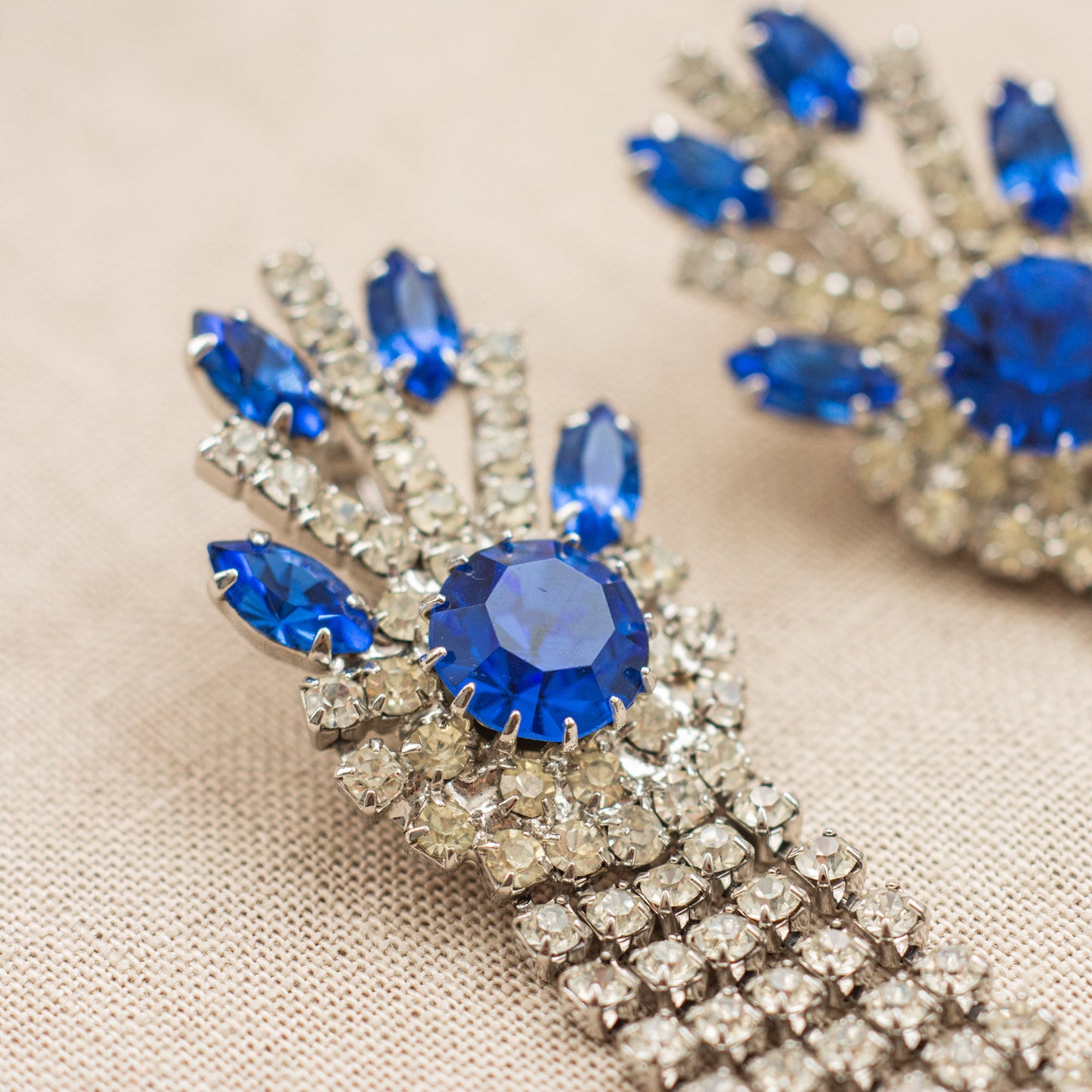 Vintage Rhinestone Earrings