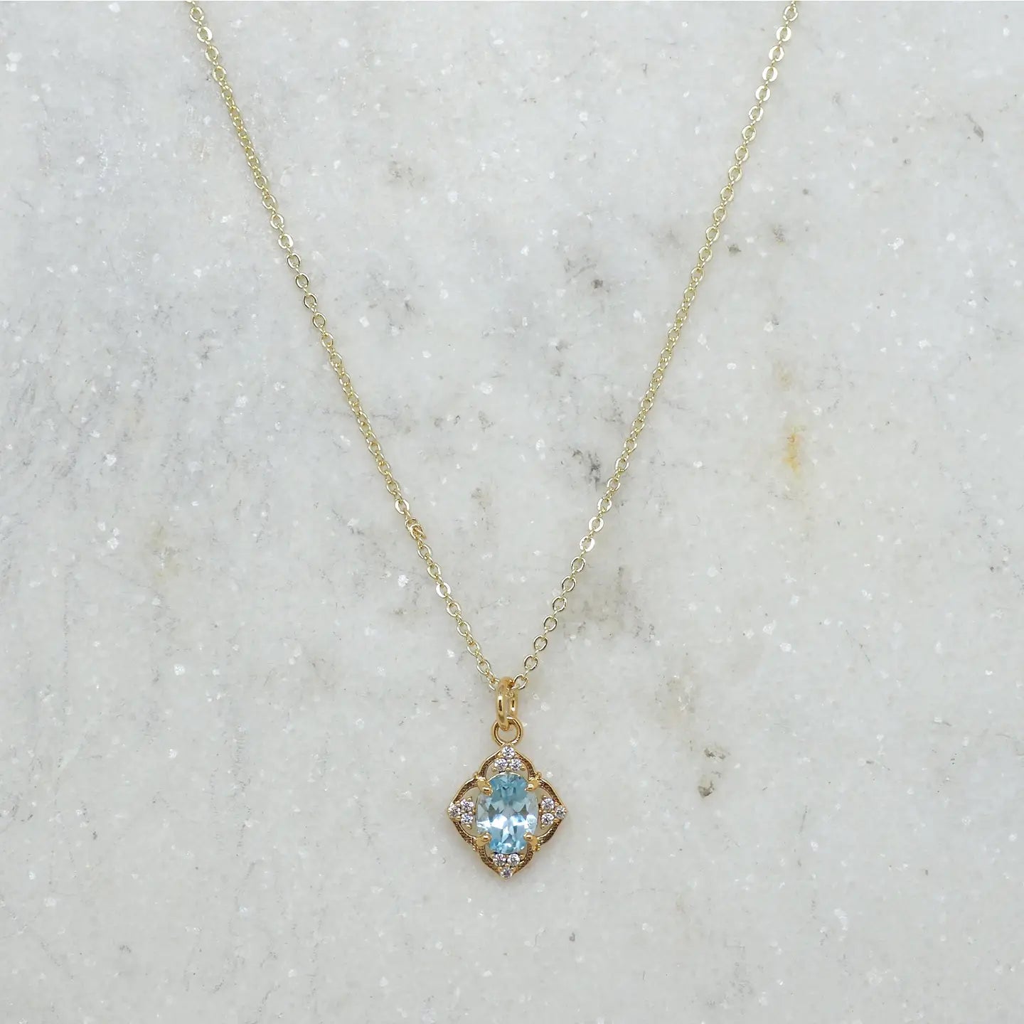 Montpensier Topaze necklace