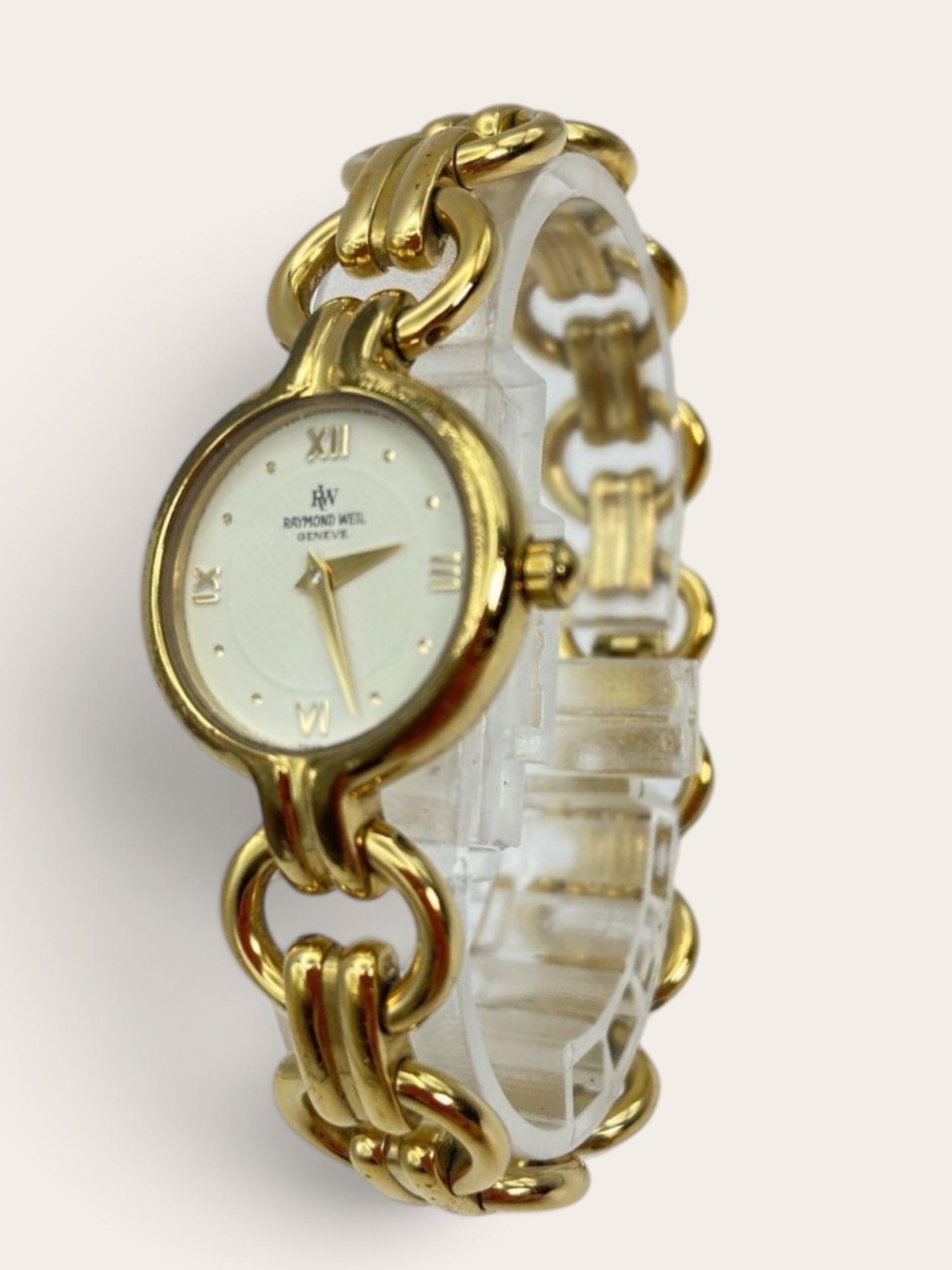 RAYMOND WEIL Gold-Tone Link Bracelet Watch
