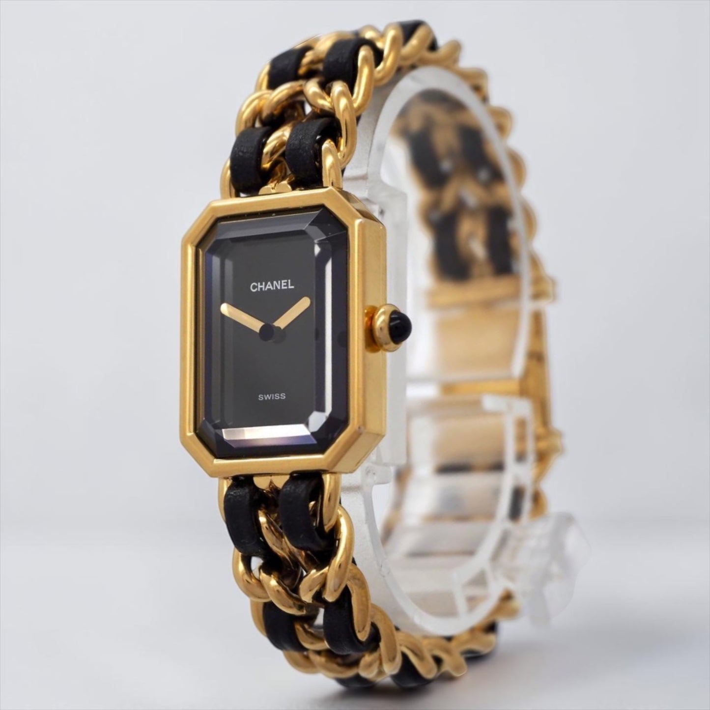 CHANEL Première Vintage Watch — Black Dial × Gold