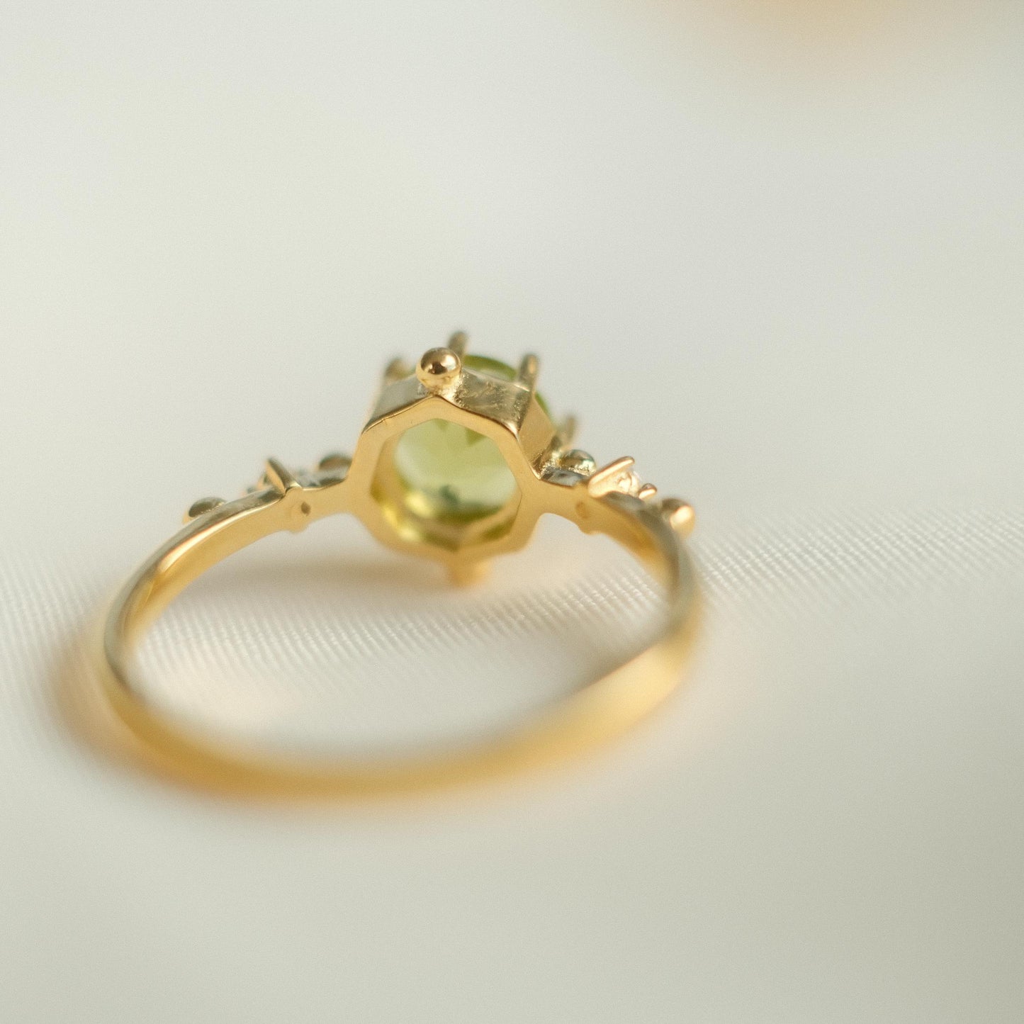The Peridot Collection: Lily Ring