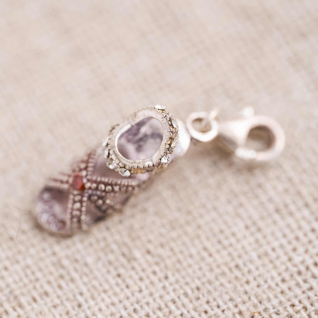 Vintage Sterling Silver Slipper Charm
