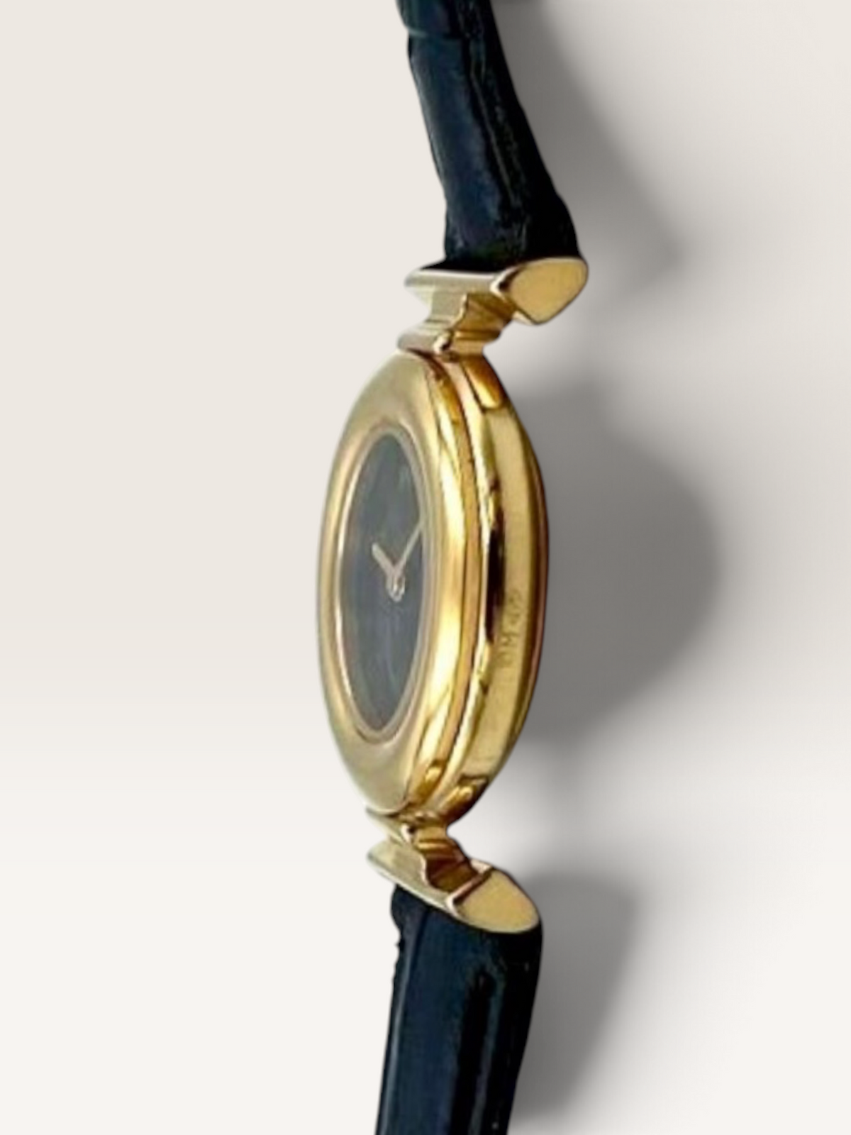 FENDI  Zucca Black Dial Gold-Tone Vintage Watch