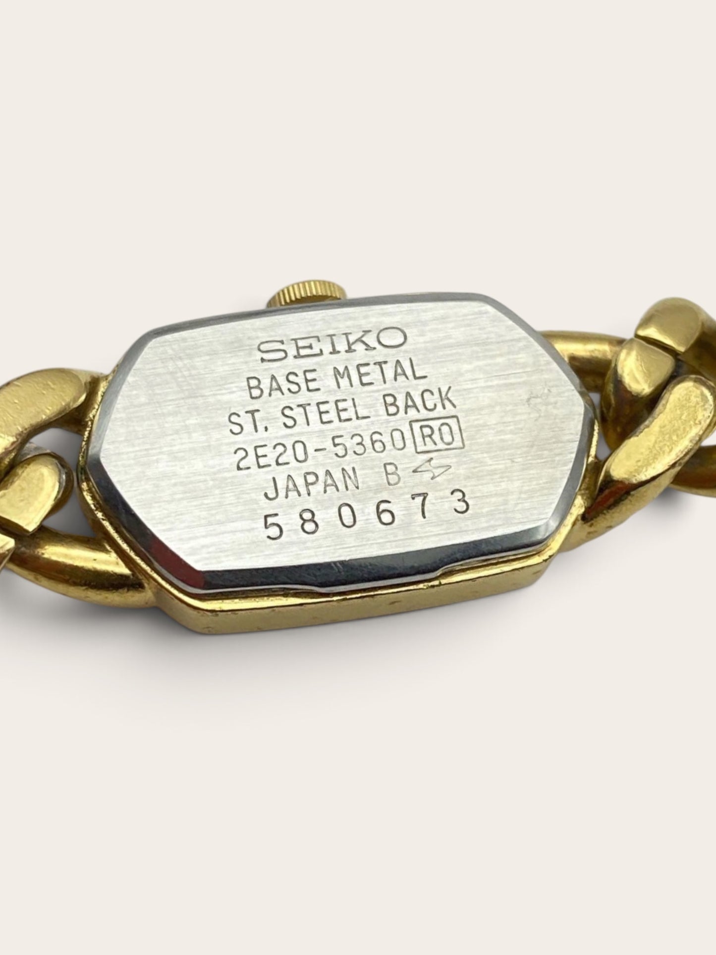 SEIKO Gold-Tone Chain Bracelet Watch