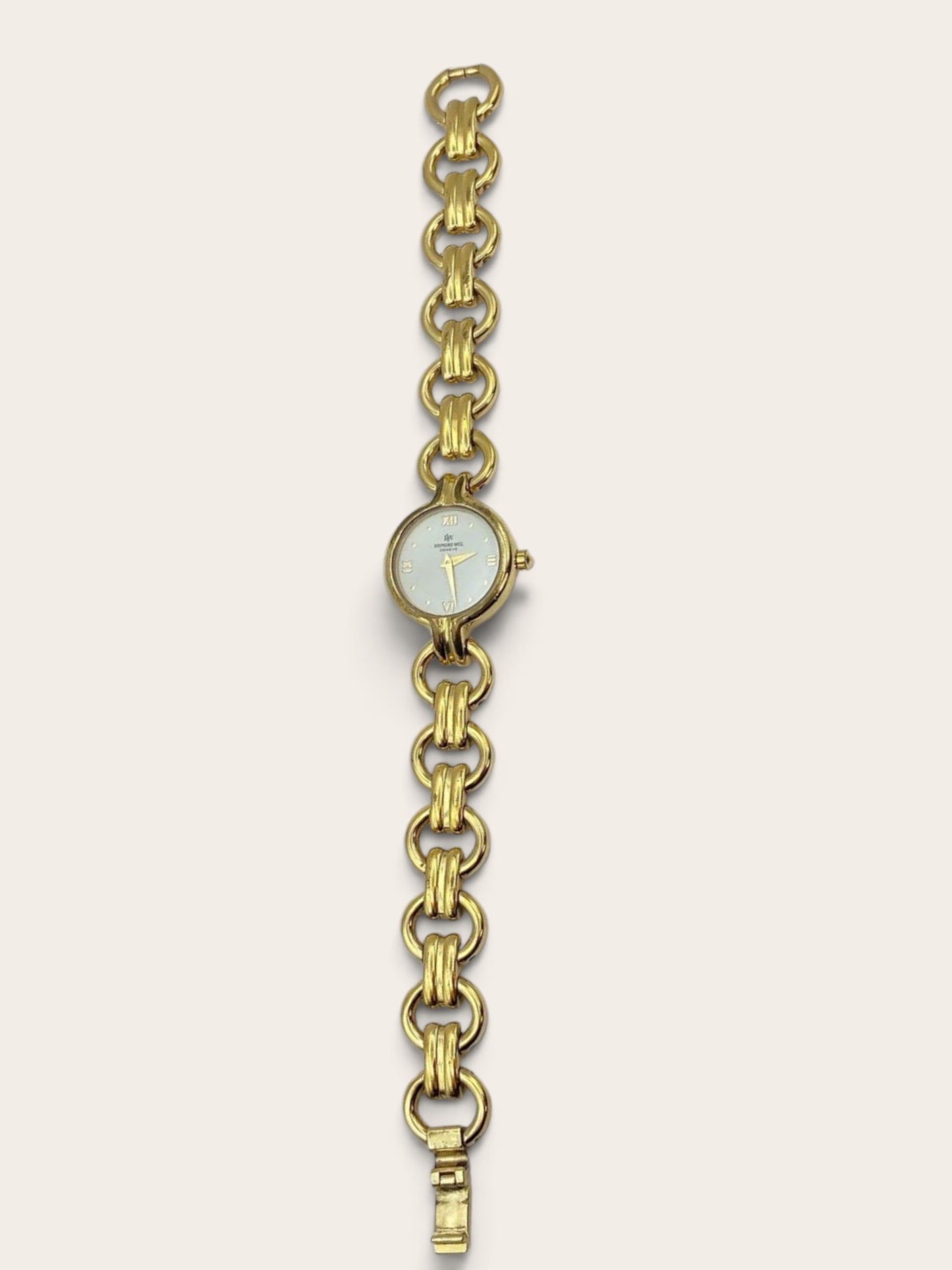 RAYMOND WEIL Gold-Tone Link Bracelet Watch