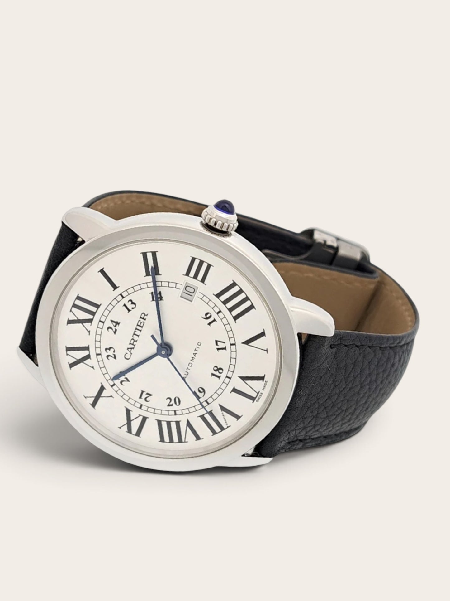 Cartier Ronde Solo Automatic Silver Dial Watch