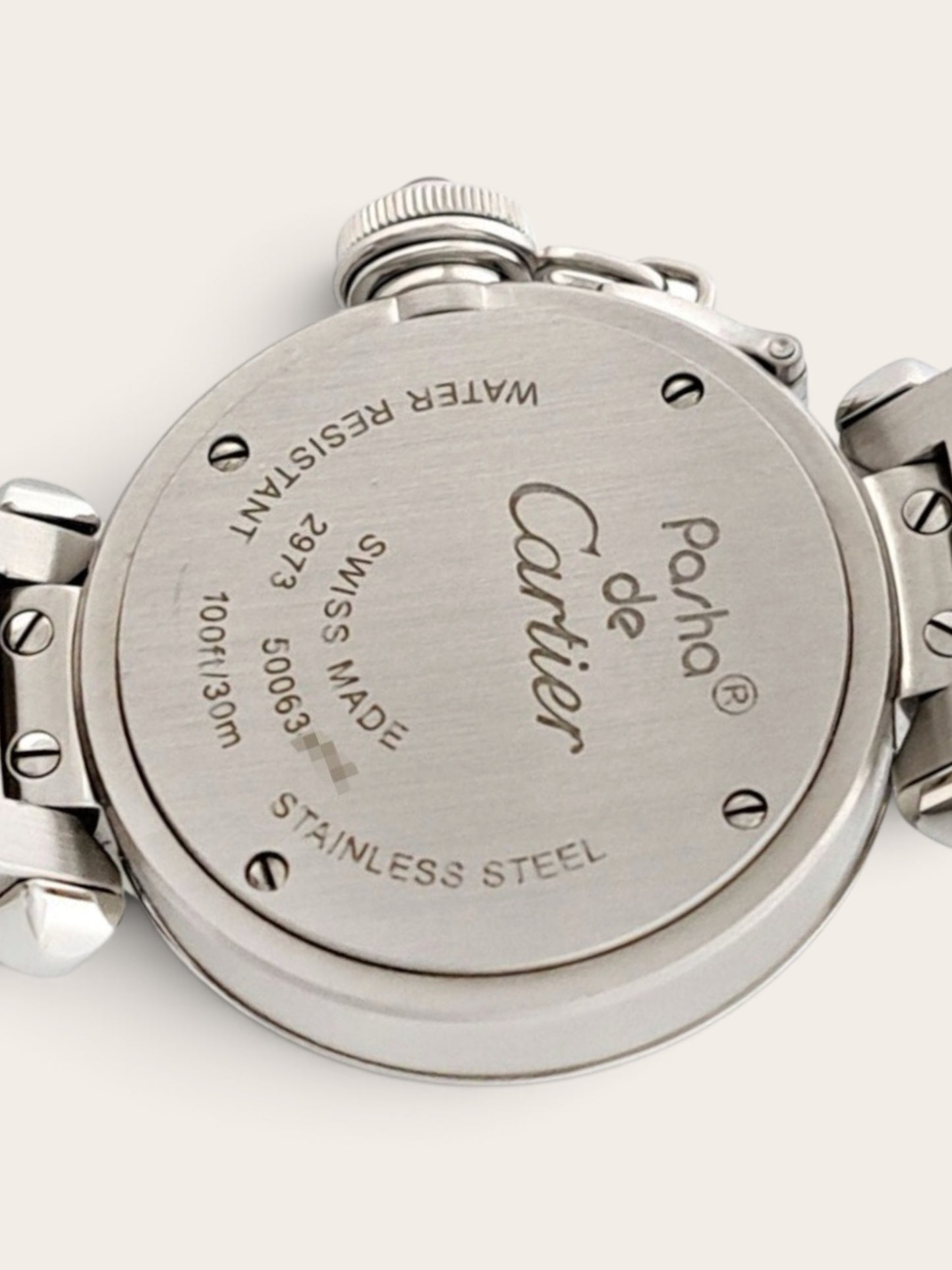 Cartier Miss Pasha Pink Dial Quartz Watch