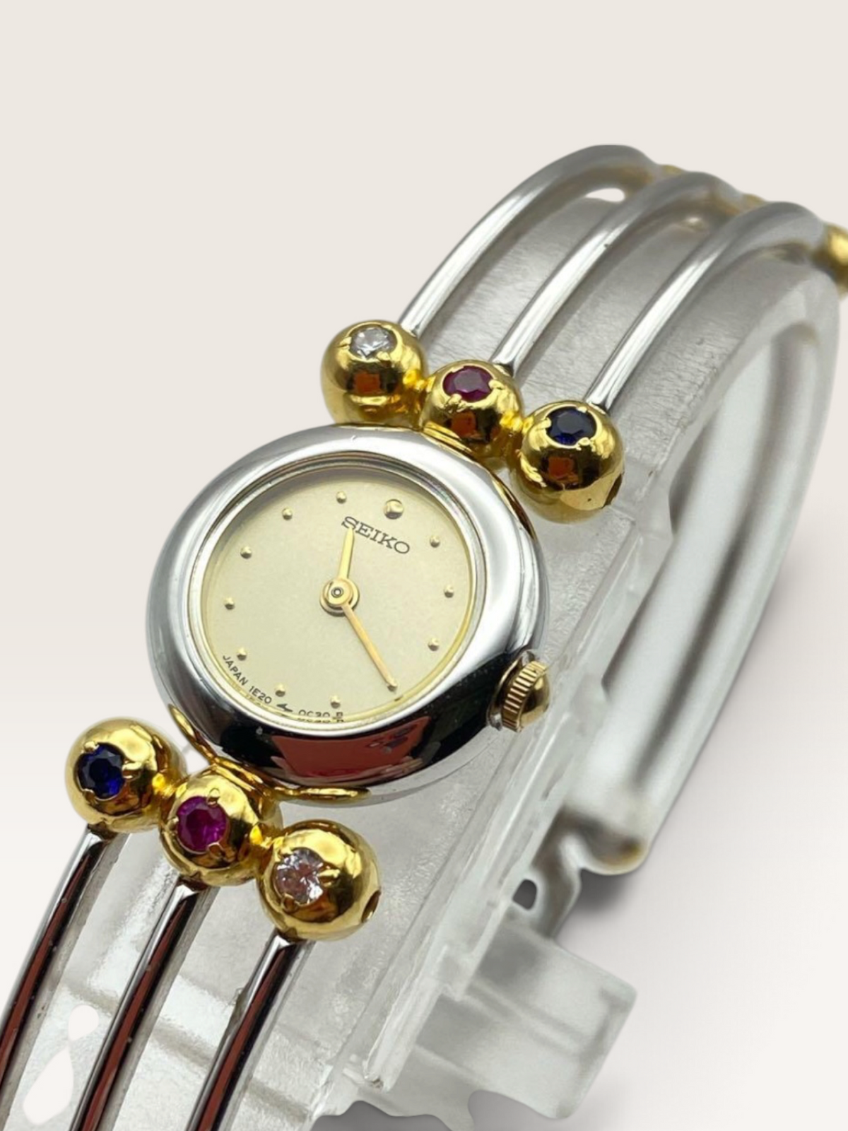 SEIKO Color Stone Bangle Watch