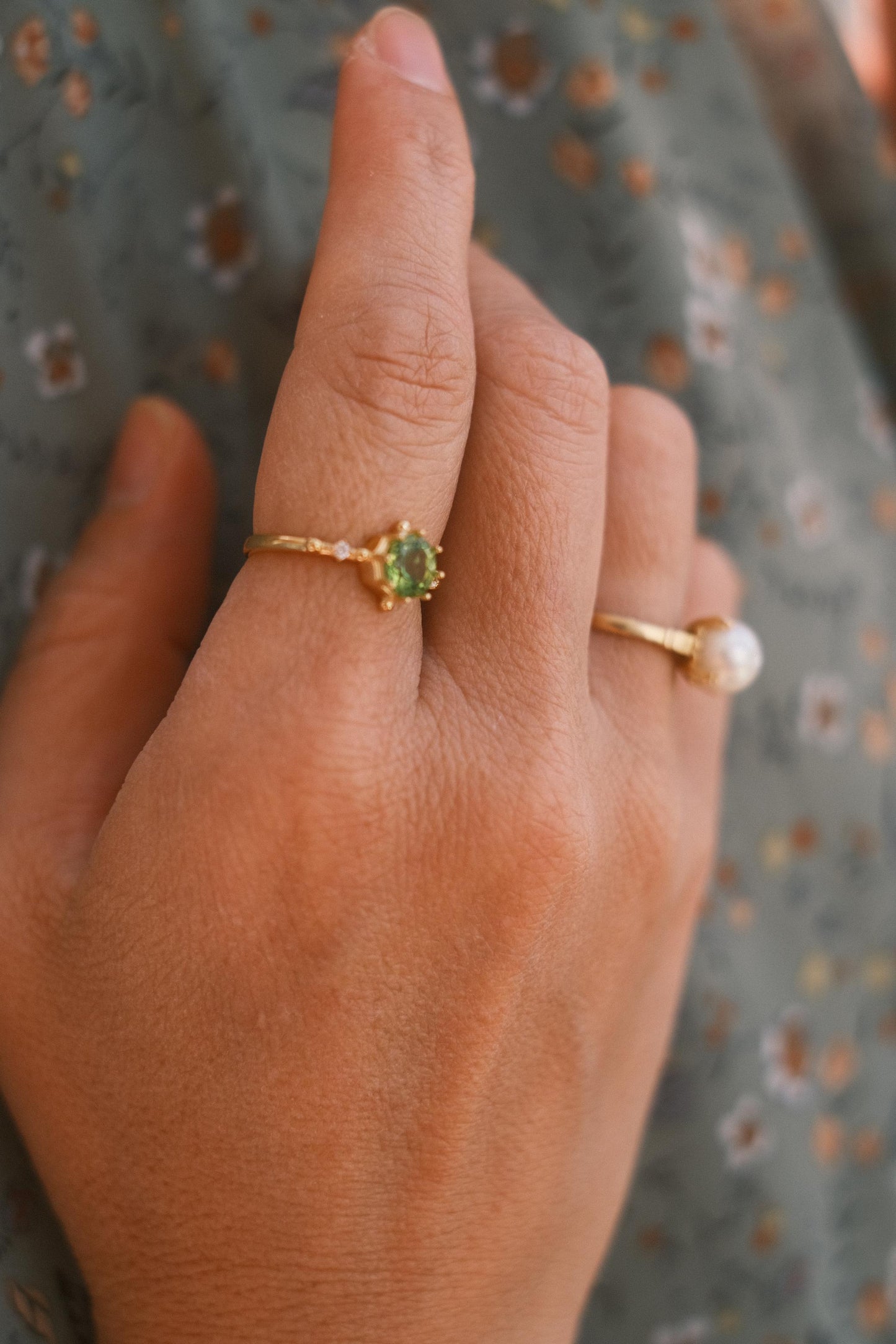 The Peridot Collection: Lily Ring