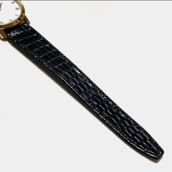 Vintage Gucci 2200M Gold-Filled Round Watch (White Dial)