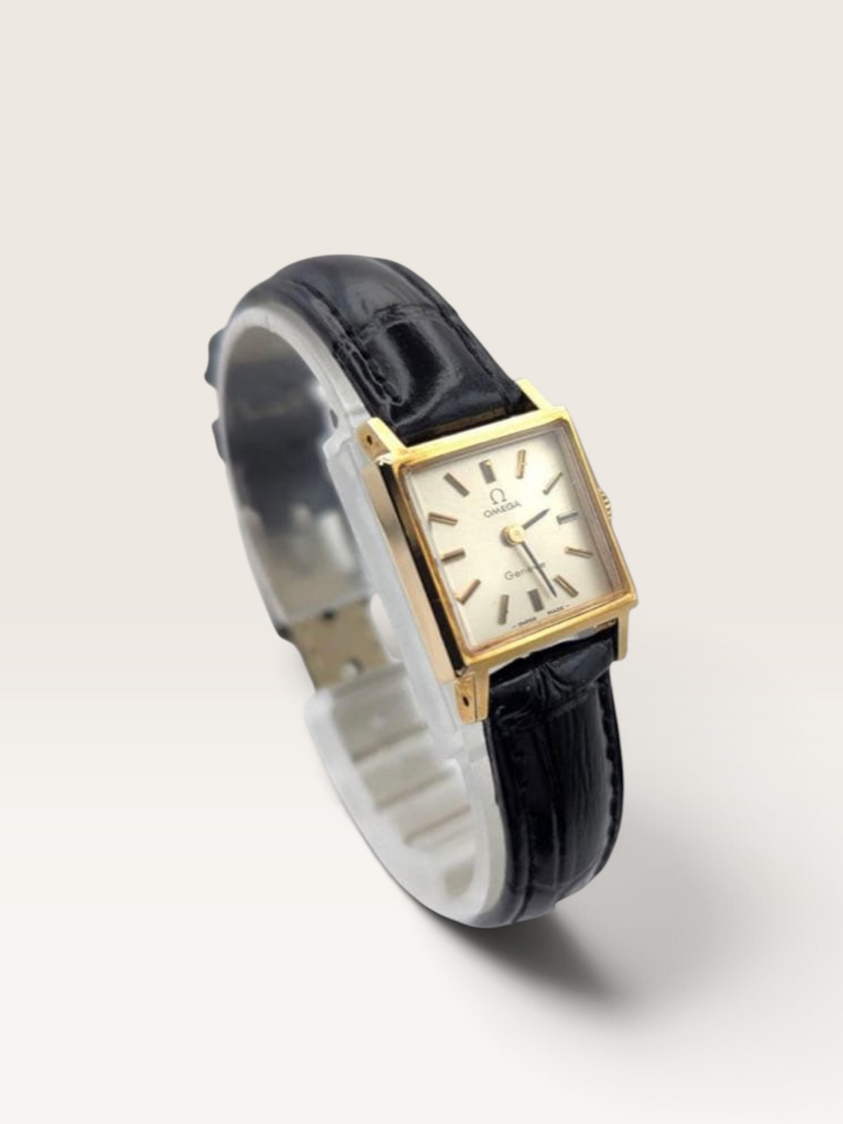OMEGA Genève Square Hand-Wound Vintage Watch