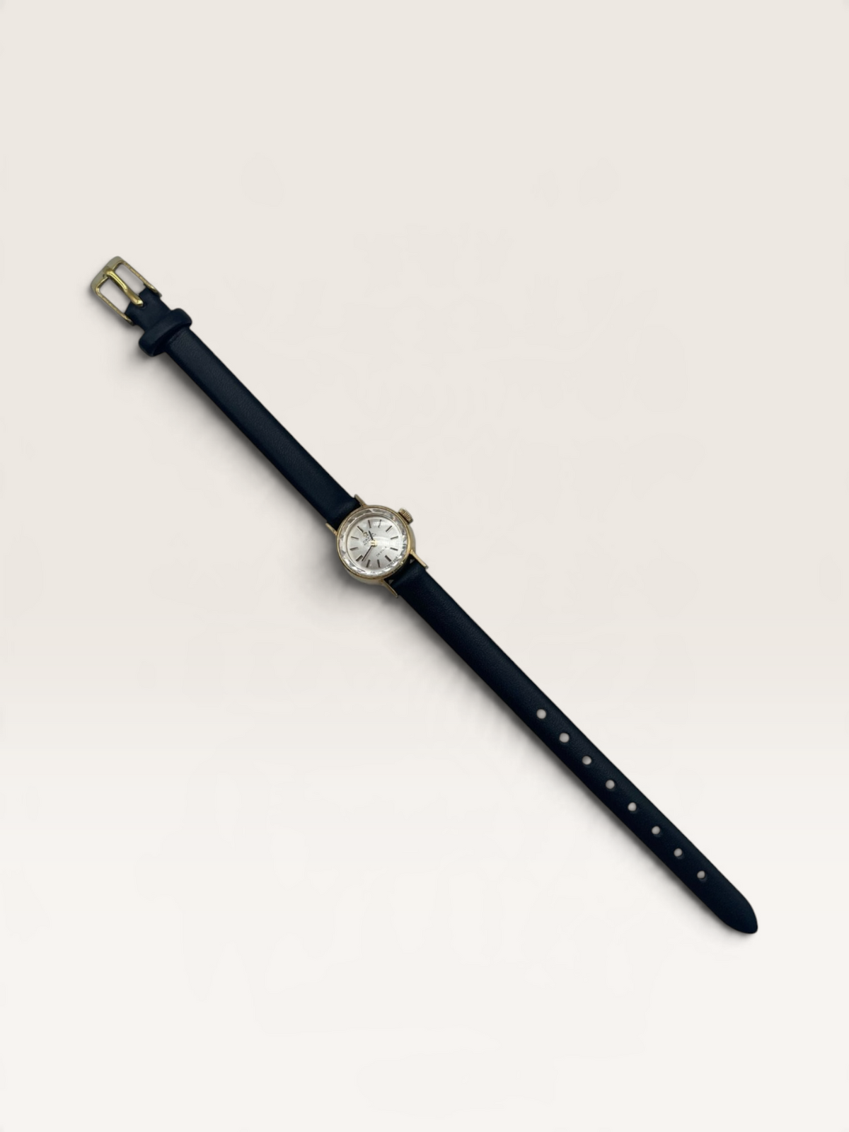 OMEGA De Ville Vintage Watch with Faceted Crystal