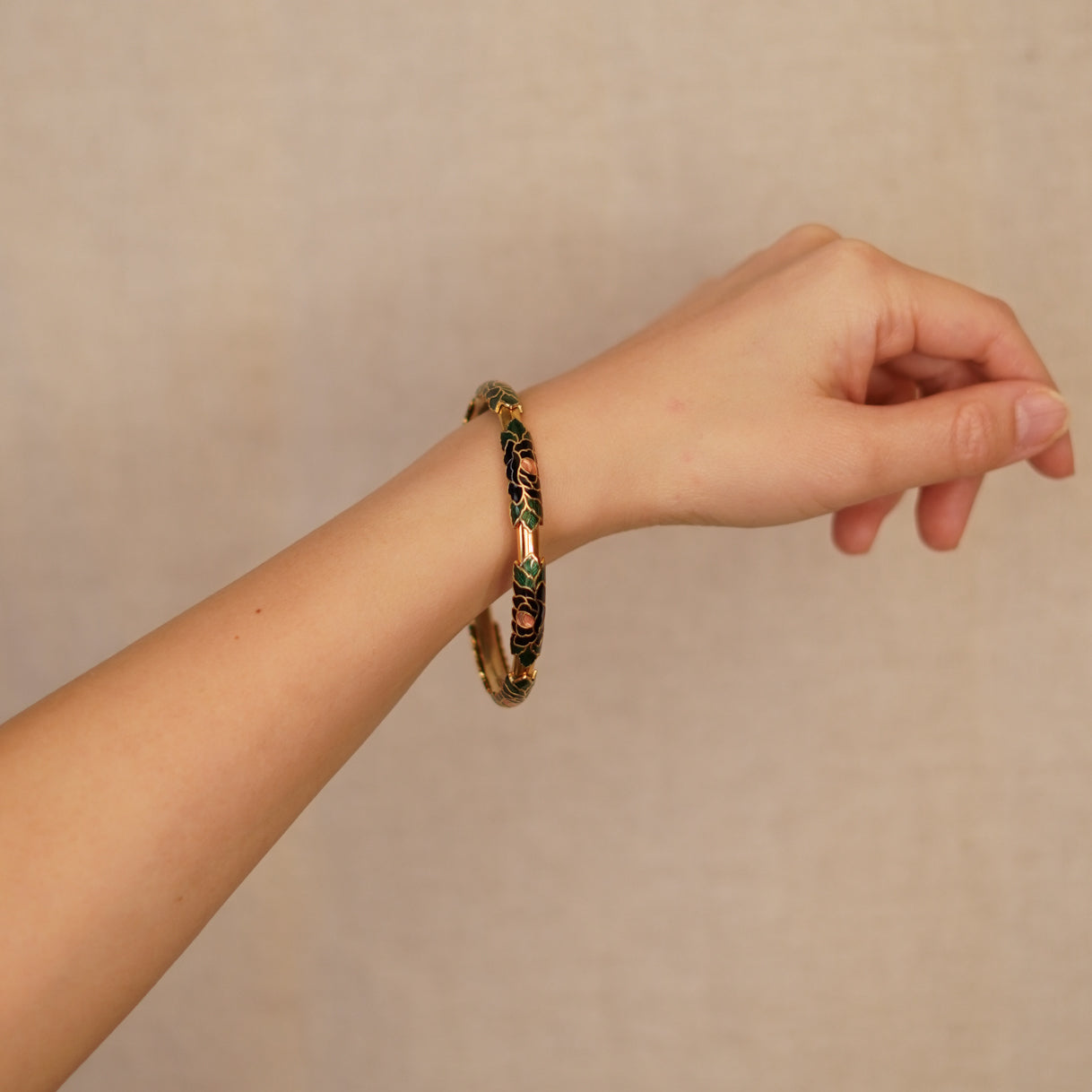 Vintage Cloisonne Bangle