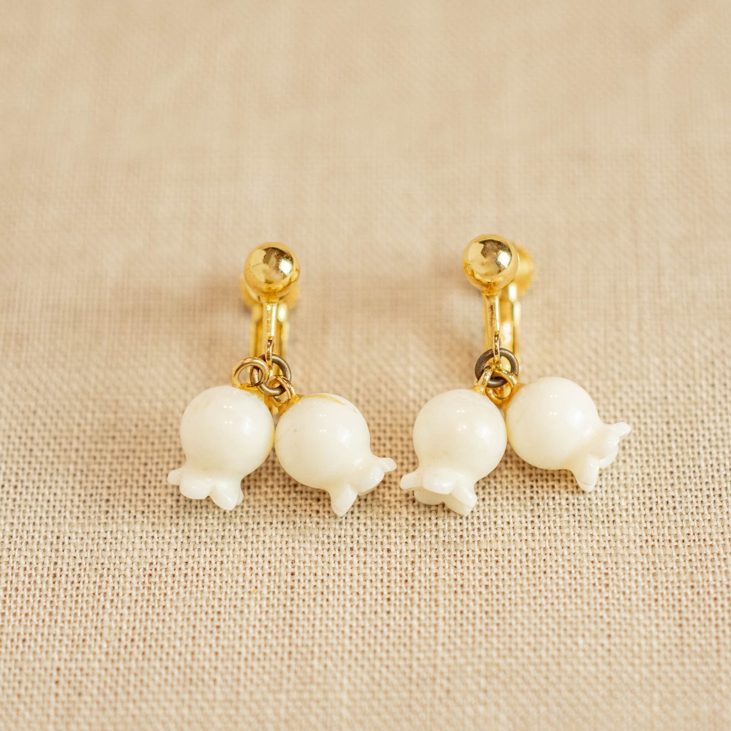 Lily of the Valley Floral Earrings