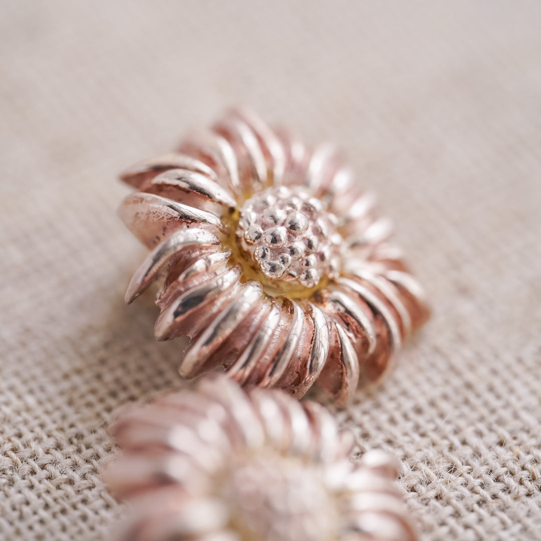Vintage Floral Motif Earrings