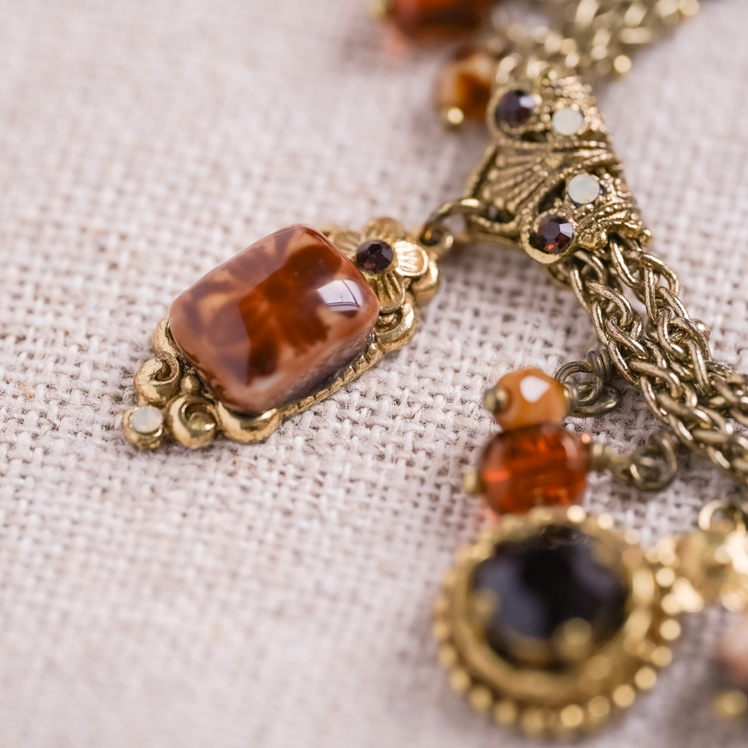 Valentine's Day Marche: Satellite romantic glass necklace