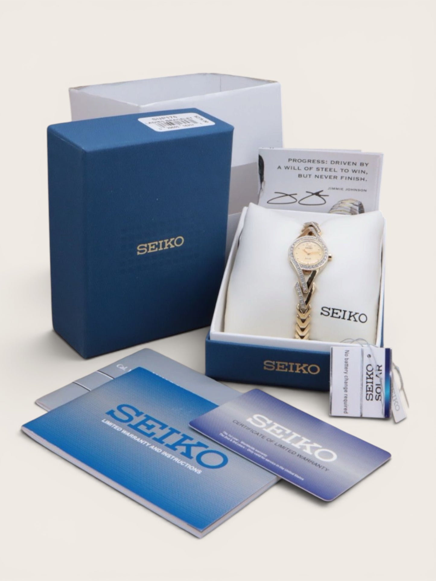 SEIKO Solar Crystal Bangle Watch