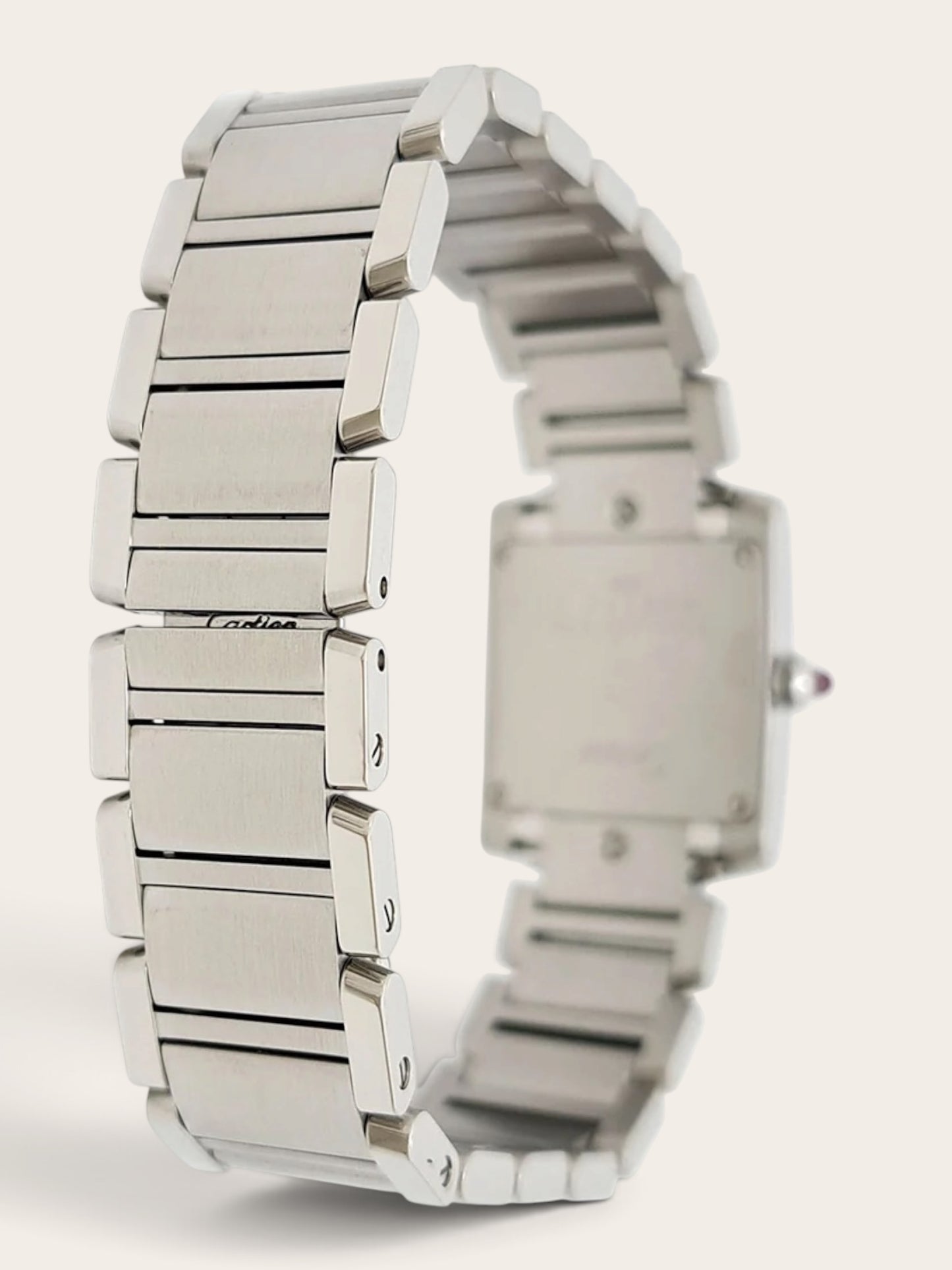 Cartier Tank Française SM (Pink Shell Dial)