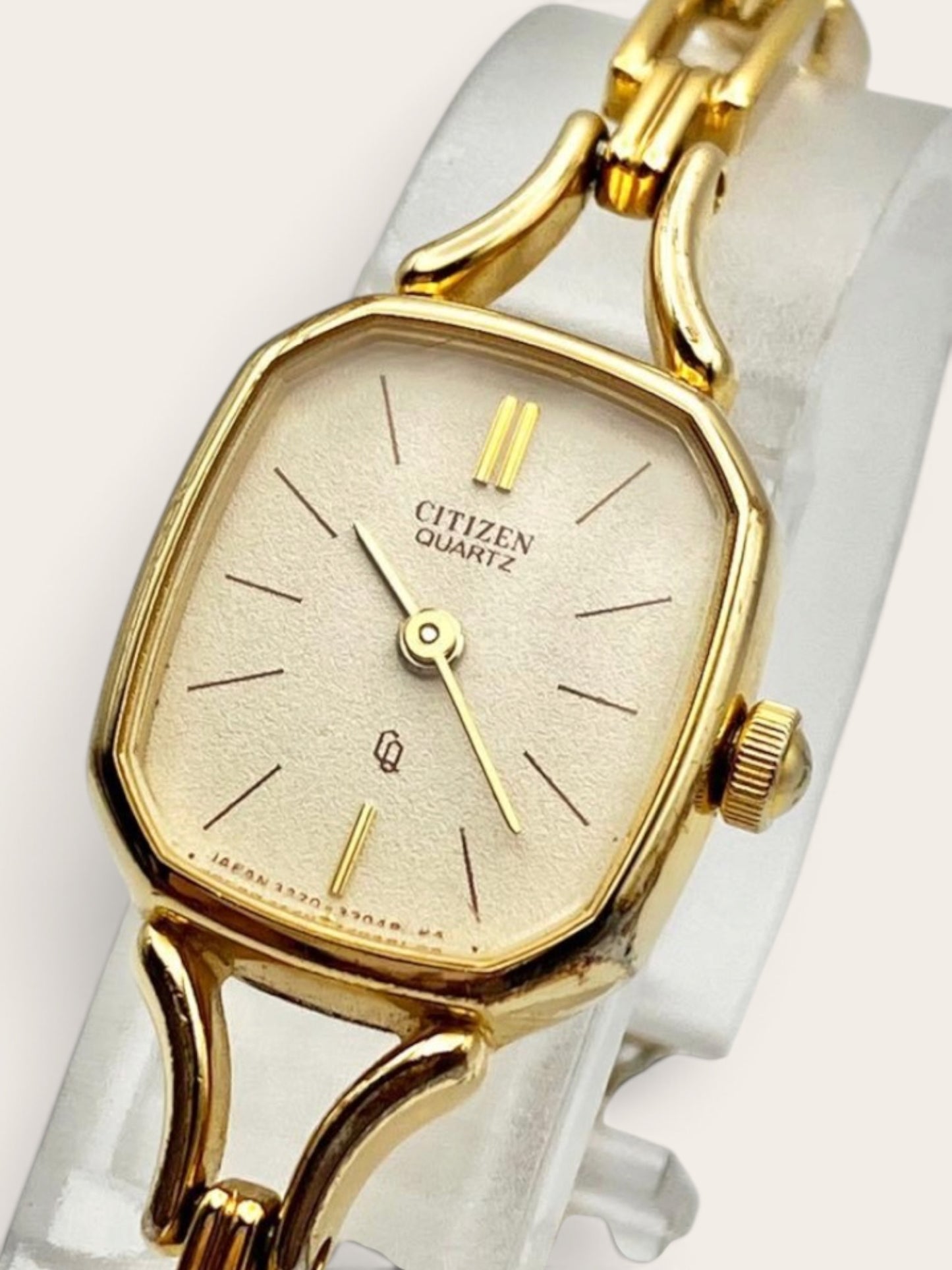 CITIZEN Gold-Tone Tonneau Bracelet Watch