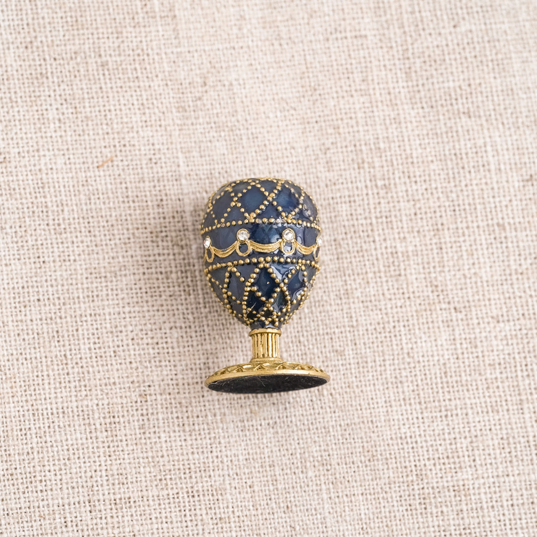 Faberge Collection: Candle Holder Blue
