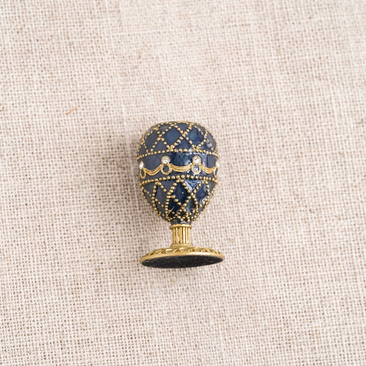 Faberge Collection: Candle Holder Blue