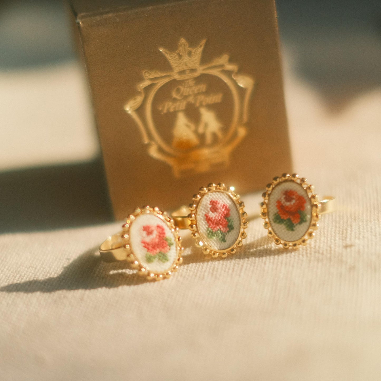 Austrian Petit Point Ring