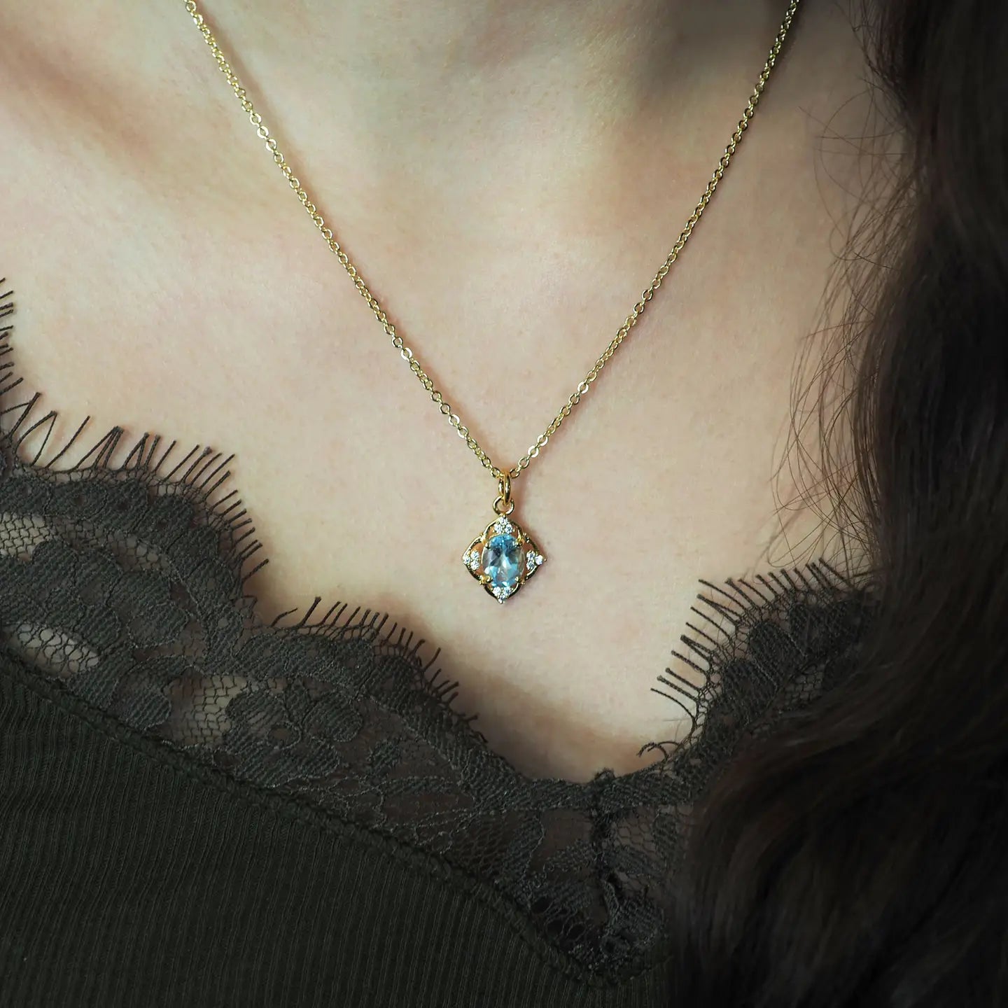 Montpensier Topaze necklace