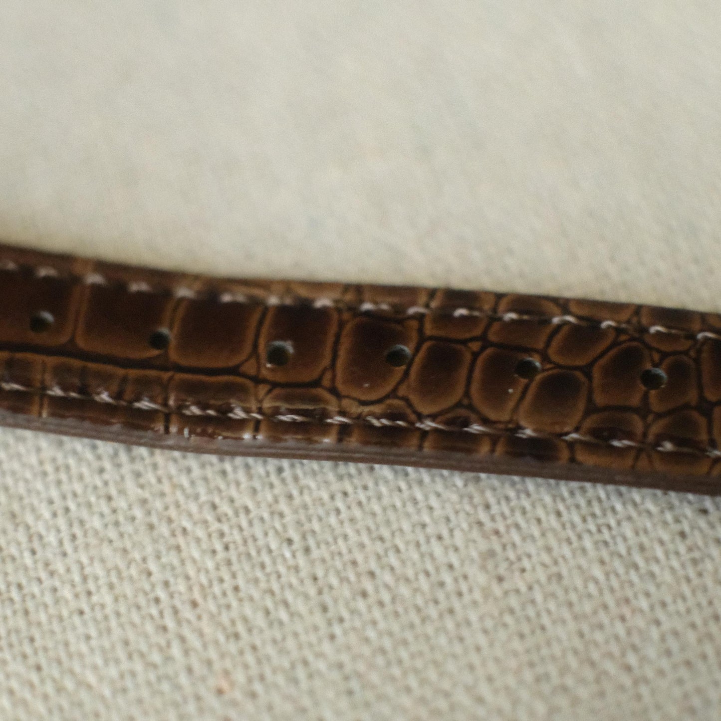 Murano Millefiori Watch With Leather Band - Brown
