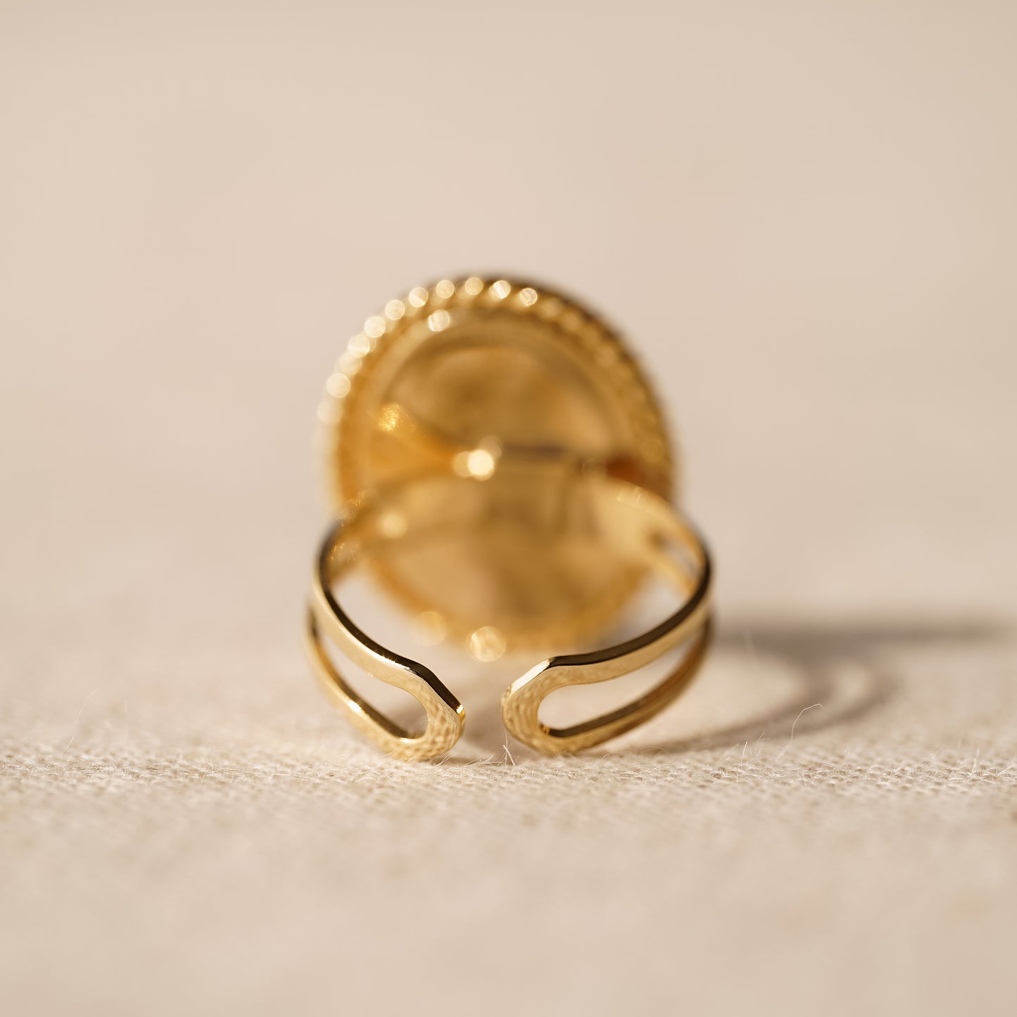 Vintage Viennese Petit Point Ring