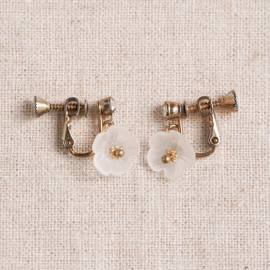 Vintage Floral Motif Earrings