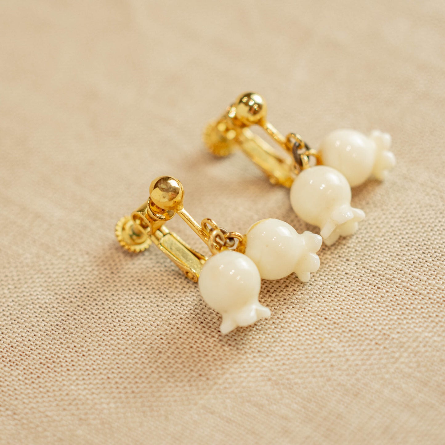 Lily of the Valley Floral Earrings