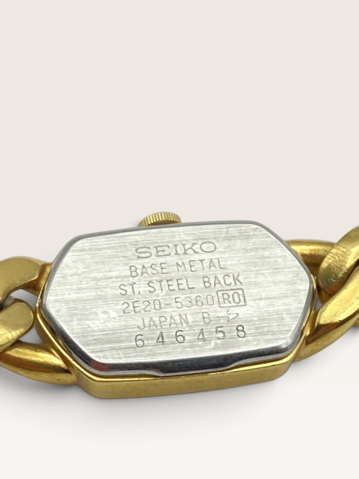 SEIKO Gold-Tone Chain Bracelet Watch