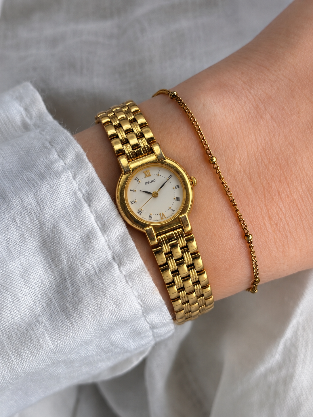 SEIKO Roman Numeral Vintage Quartz Watch